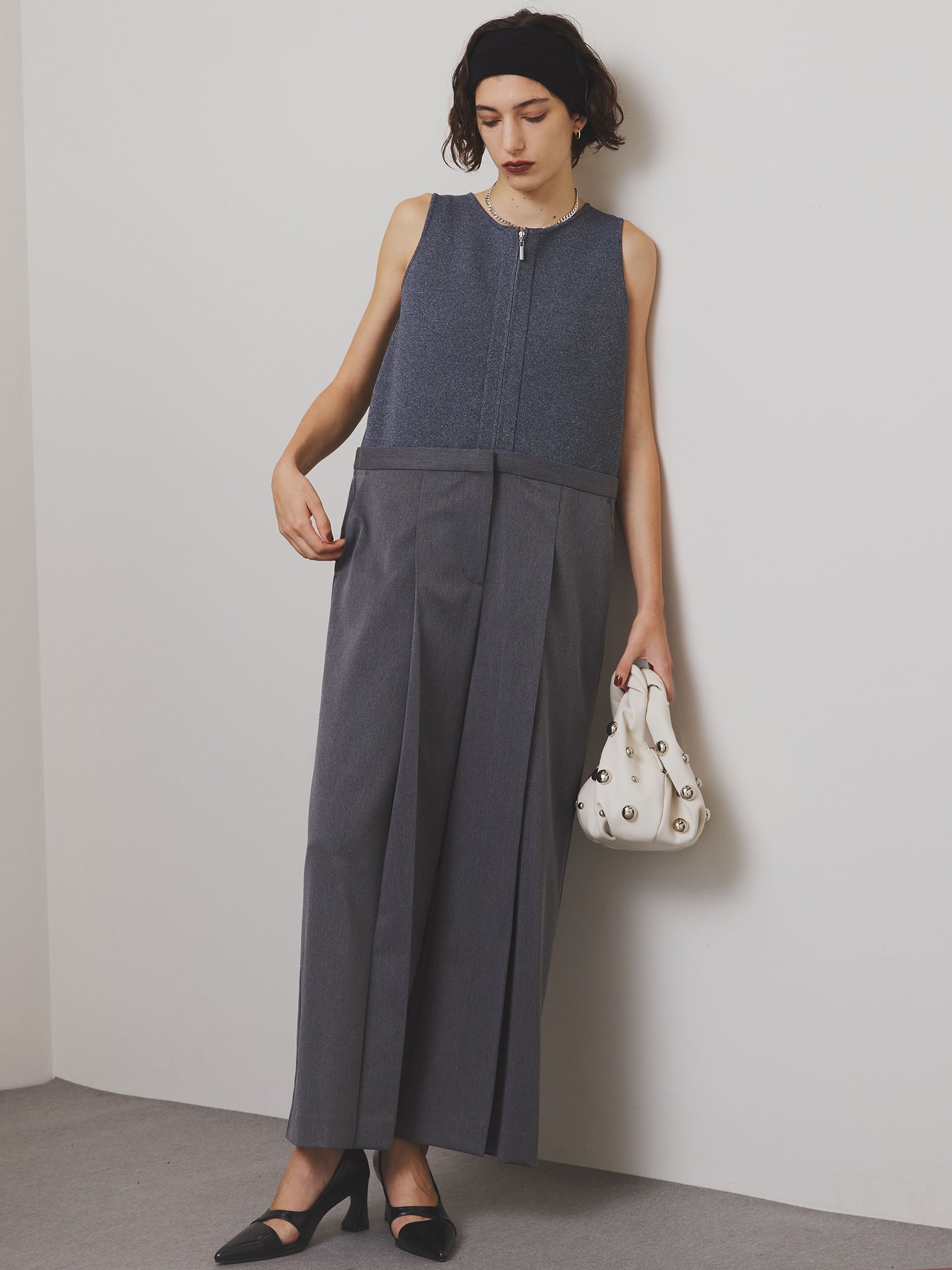KNIT DOCKING LOOSE ROMPERS