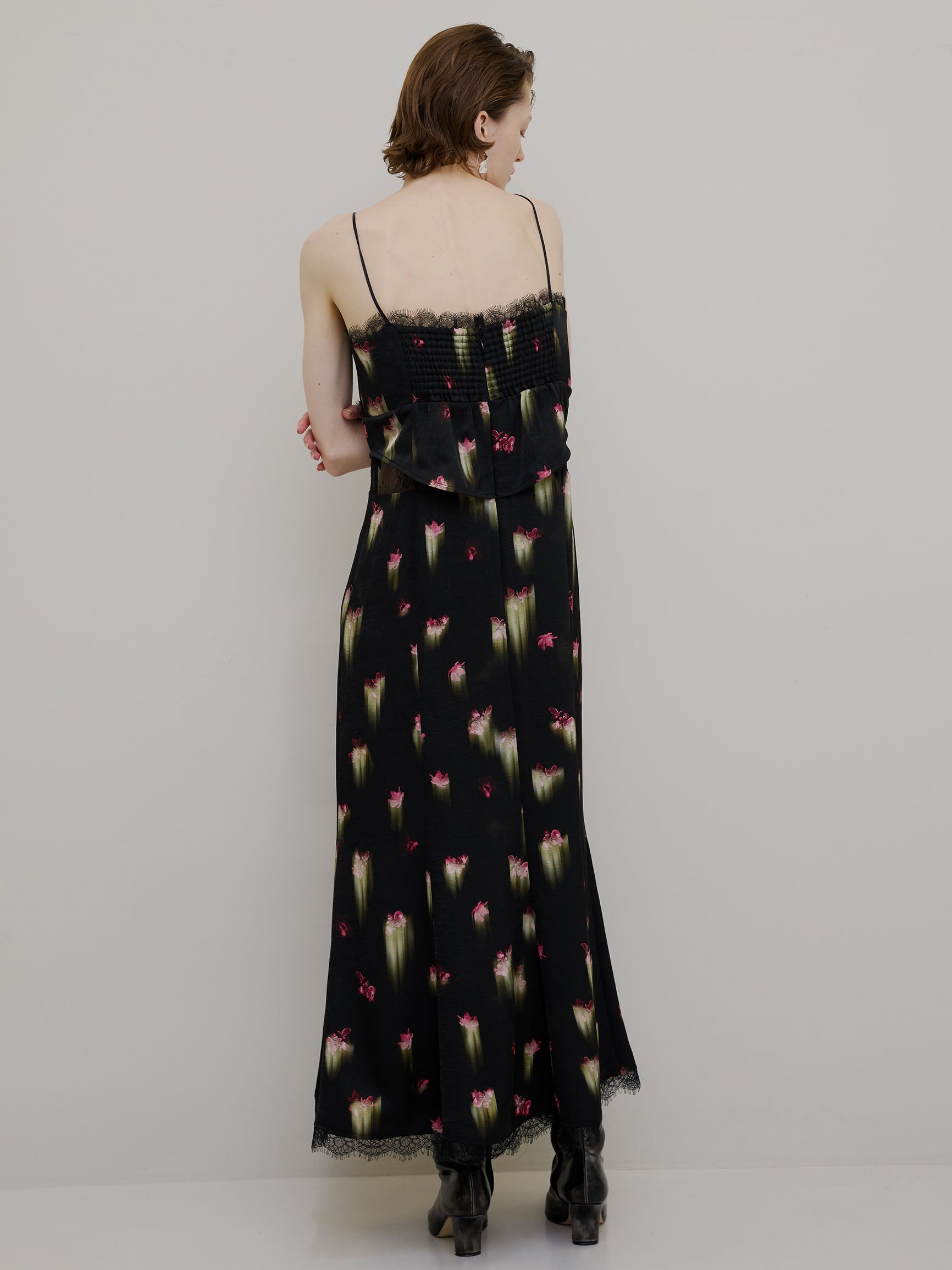 CLARA SATIN CAMI DRESS