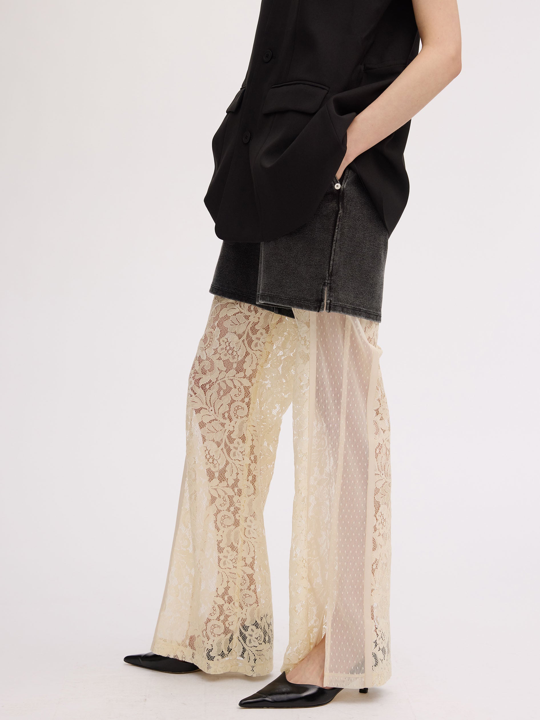 MEDI LINGERIE LIKE LACE PANTS