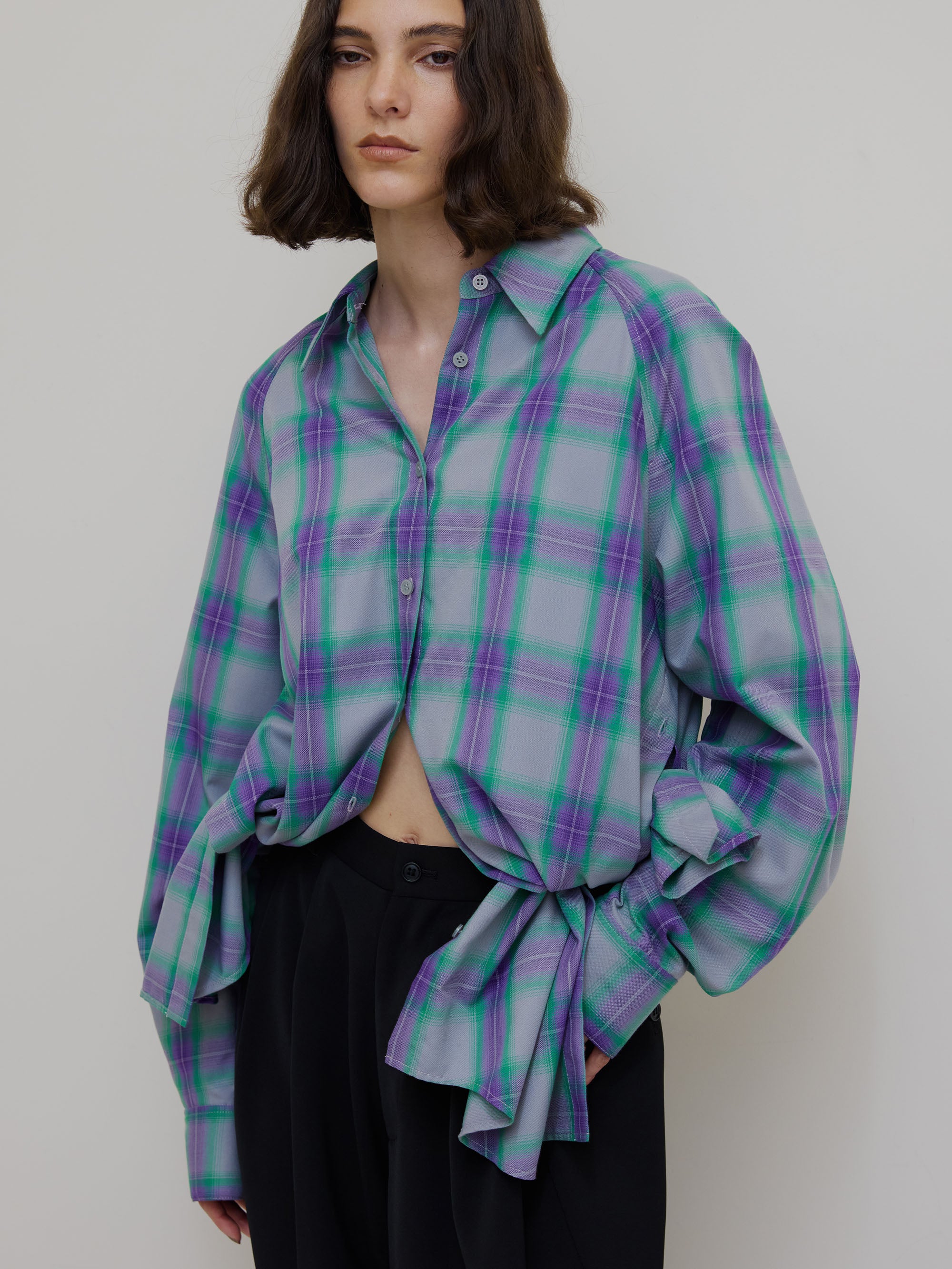 OMBRE CHECK VARIATION SHIRT