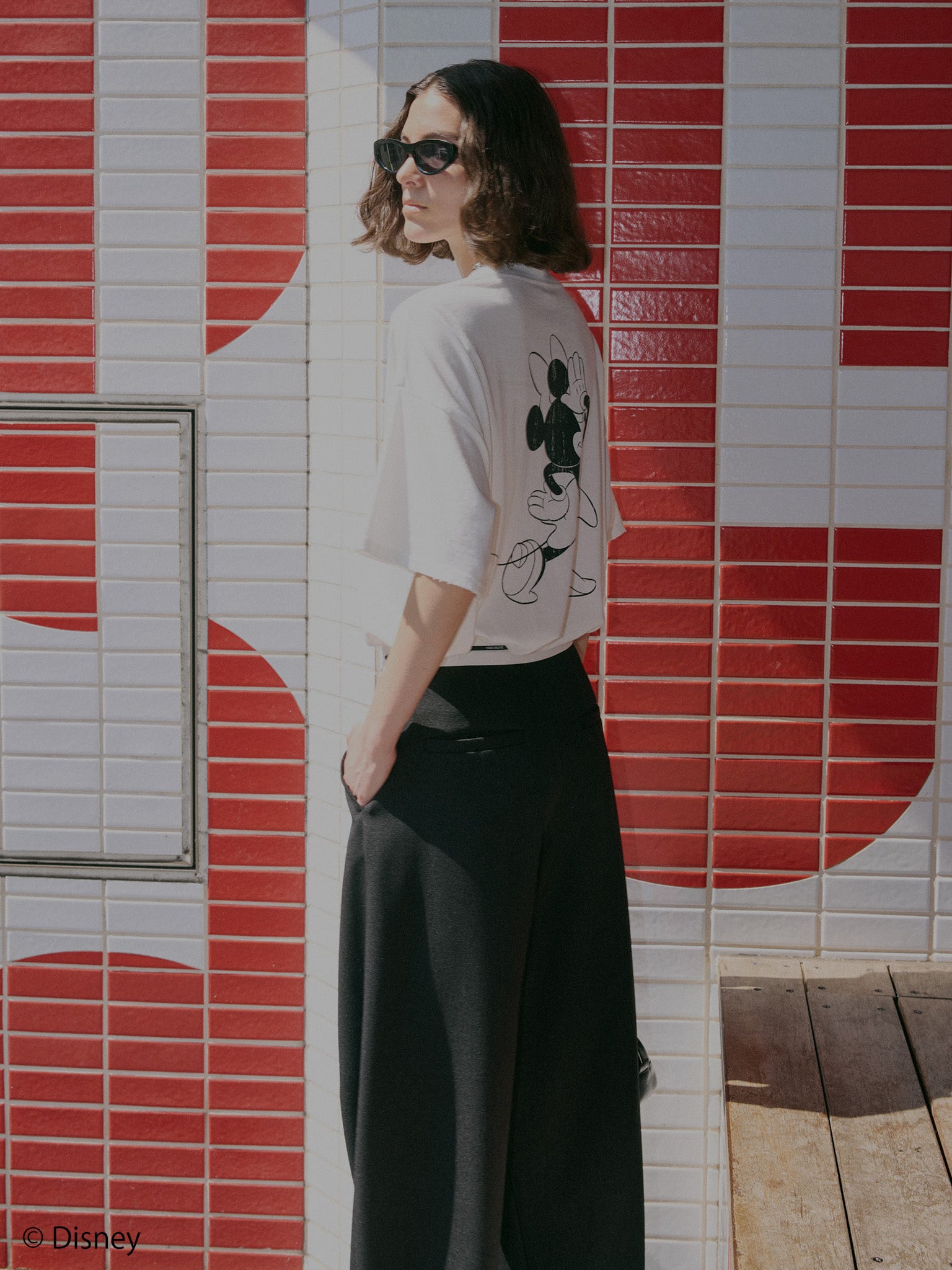 MICKEY AND MINNIE DESIGN BIG TEE