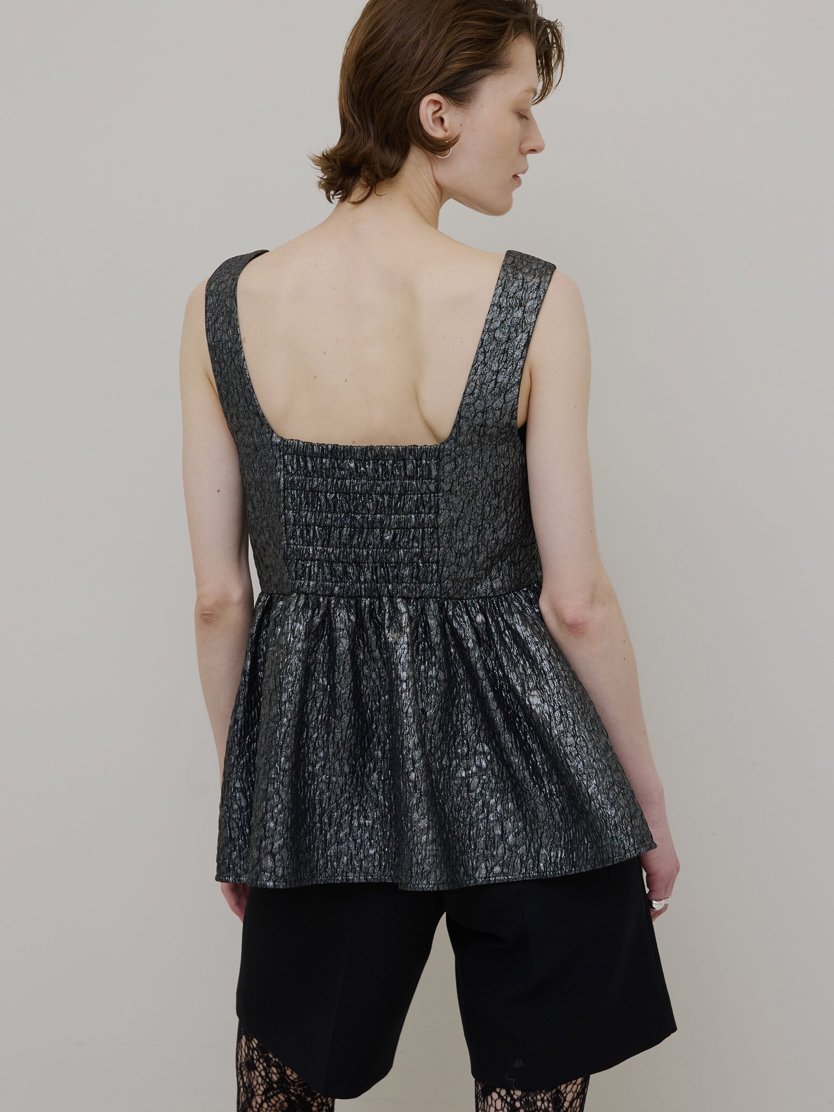 FOIL PRINT BABY TUNIC TOP