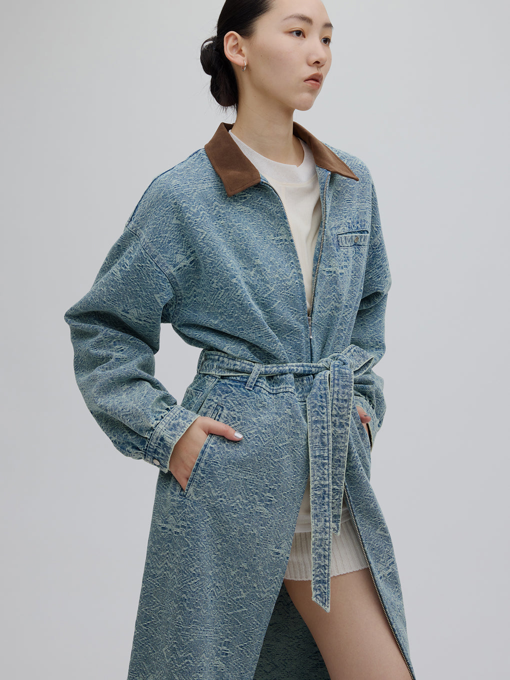 BLOUSON LIKE DENIM DRESS