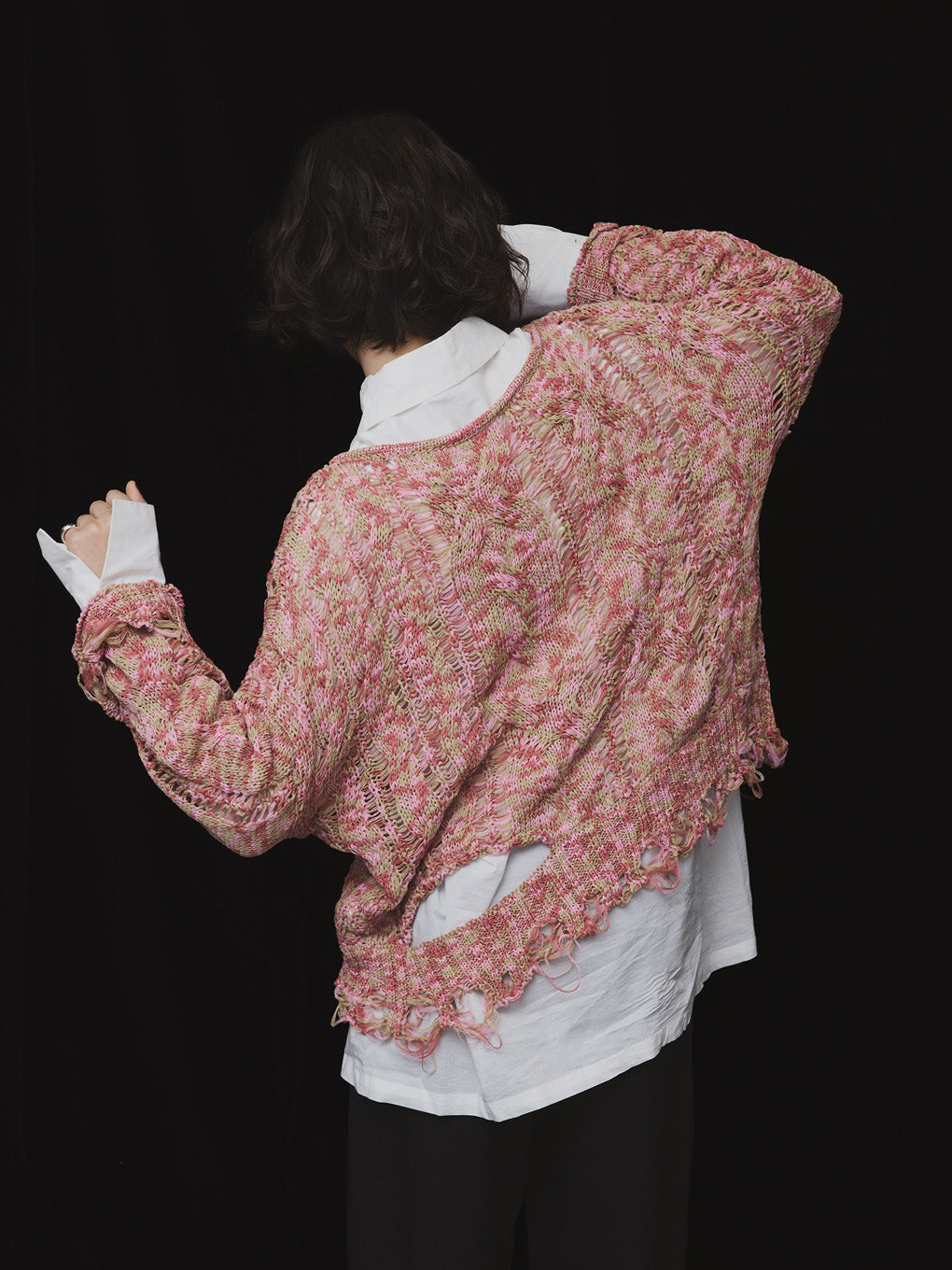 CABLE PATTERN DAMAGE LOOSE KNIT