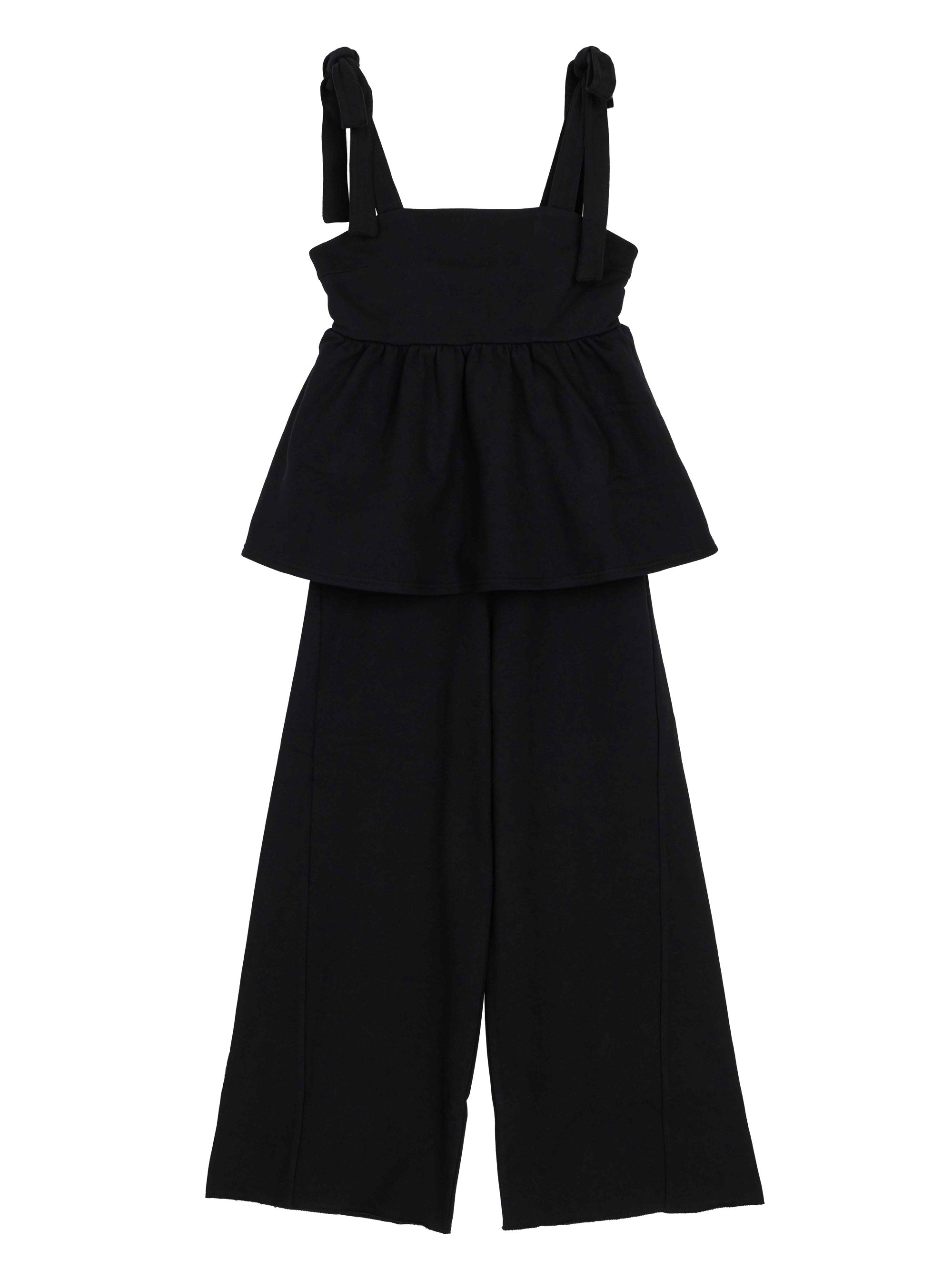 SWEAT PEPLUM SET ROMPERS