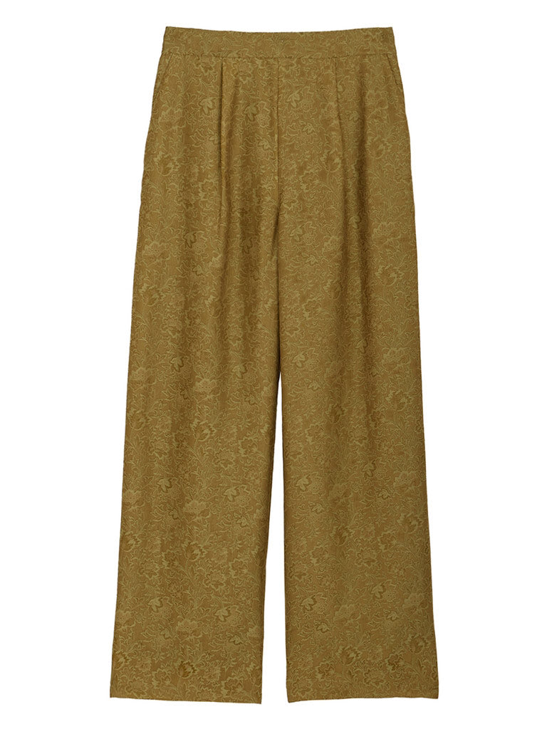 MEDI LILY JACQUARD STRAIGHT PANTS