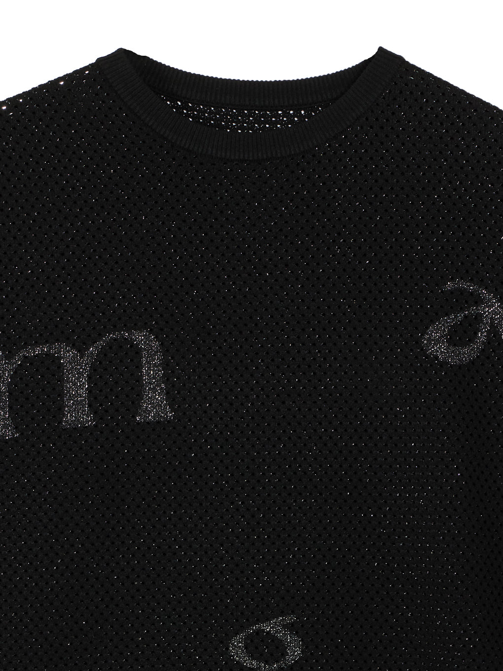 DISPERSE LOGO KNIT TOP