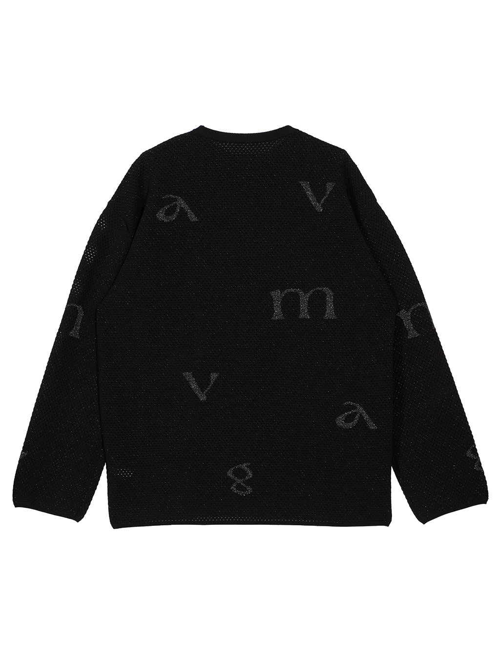 DISPERSE LOGO KNIT TOP