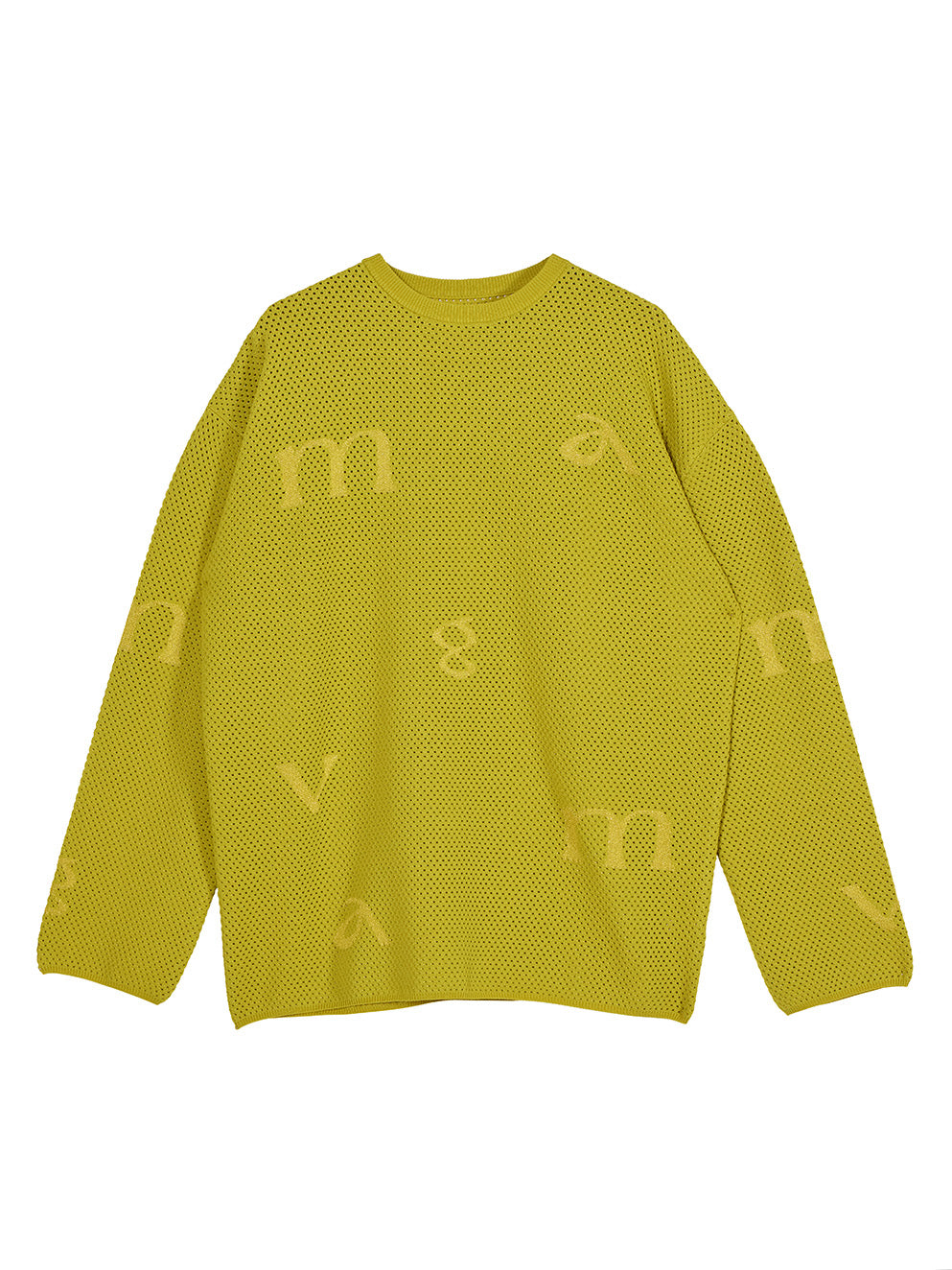 DISPERSE LOGO KNIT TOP