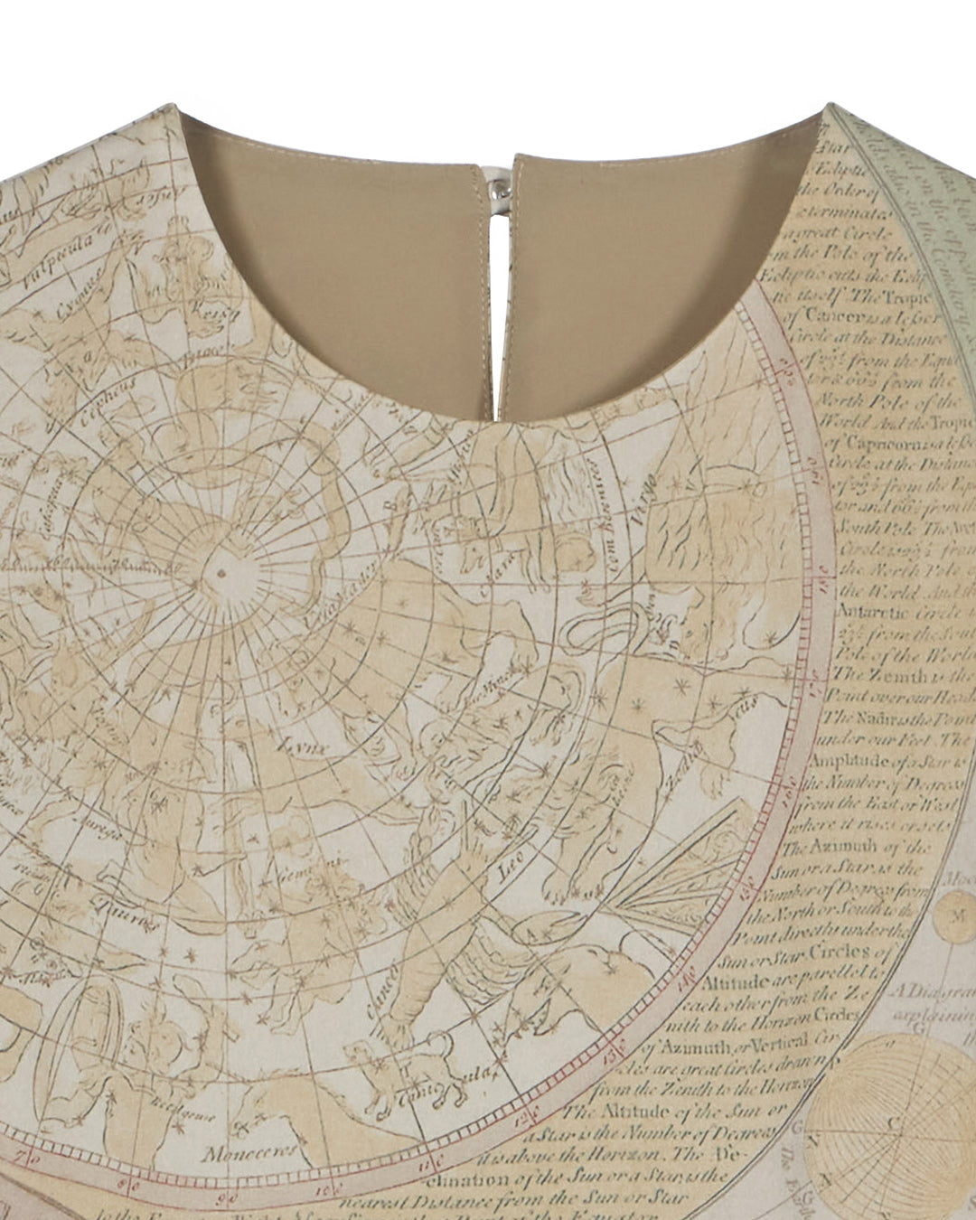 CARTOGRAPHIC PATTERN DRESS