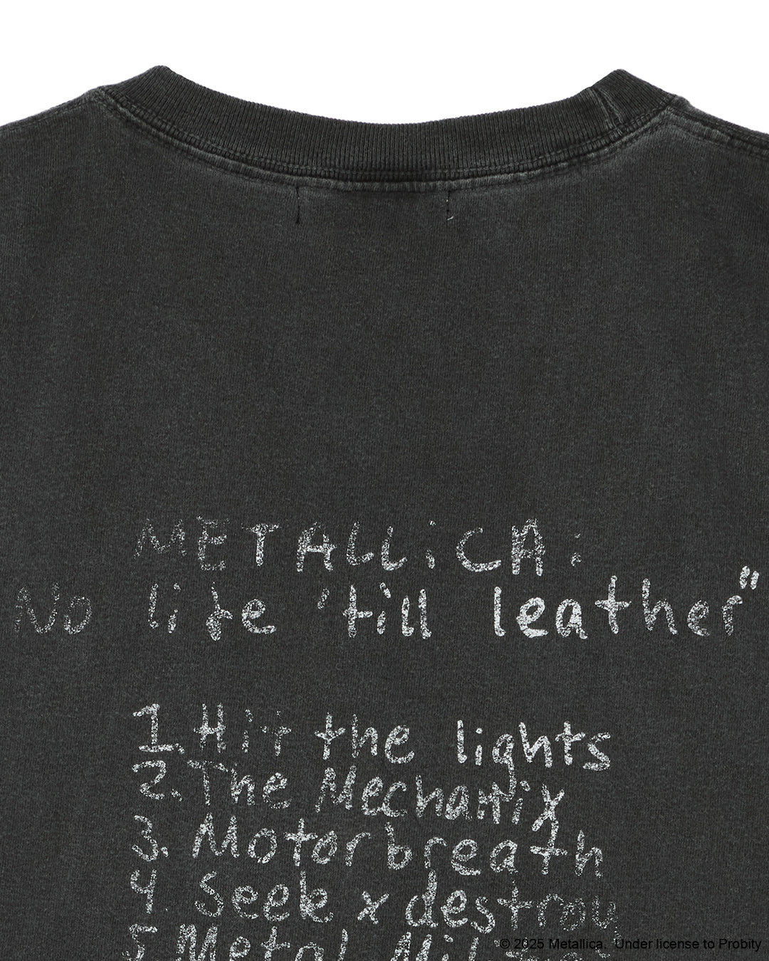 MEDI METALLICA BLK NS TEE