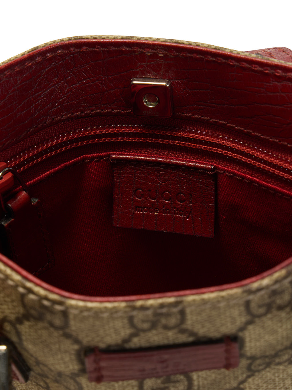 GUCCI バイカラーミニバッグ