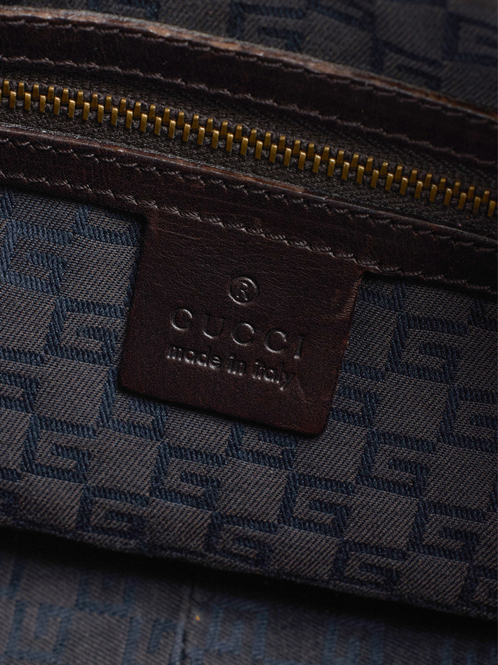 GUCCIキャンバスハンドバッグ