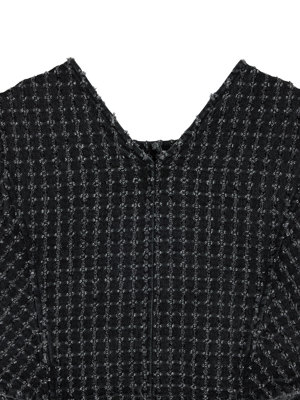 CHECK PROCESSING DENIM VEST