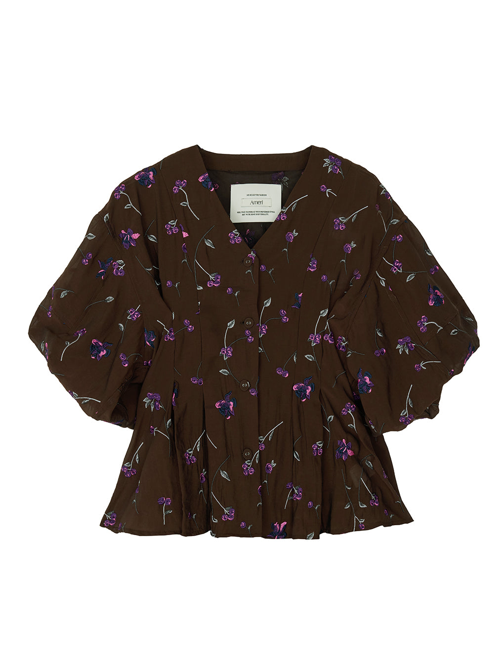LUCIA BERRY EMBROIDERY SEER GOWN