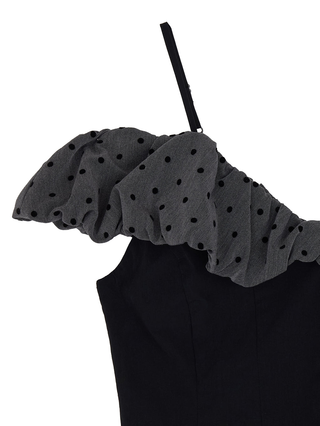OFF SHOULDER COMPACT PUFF TOP