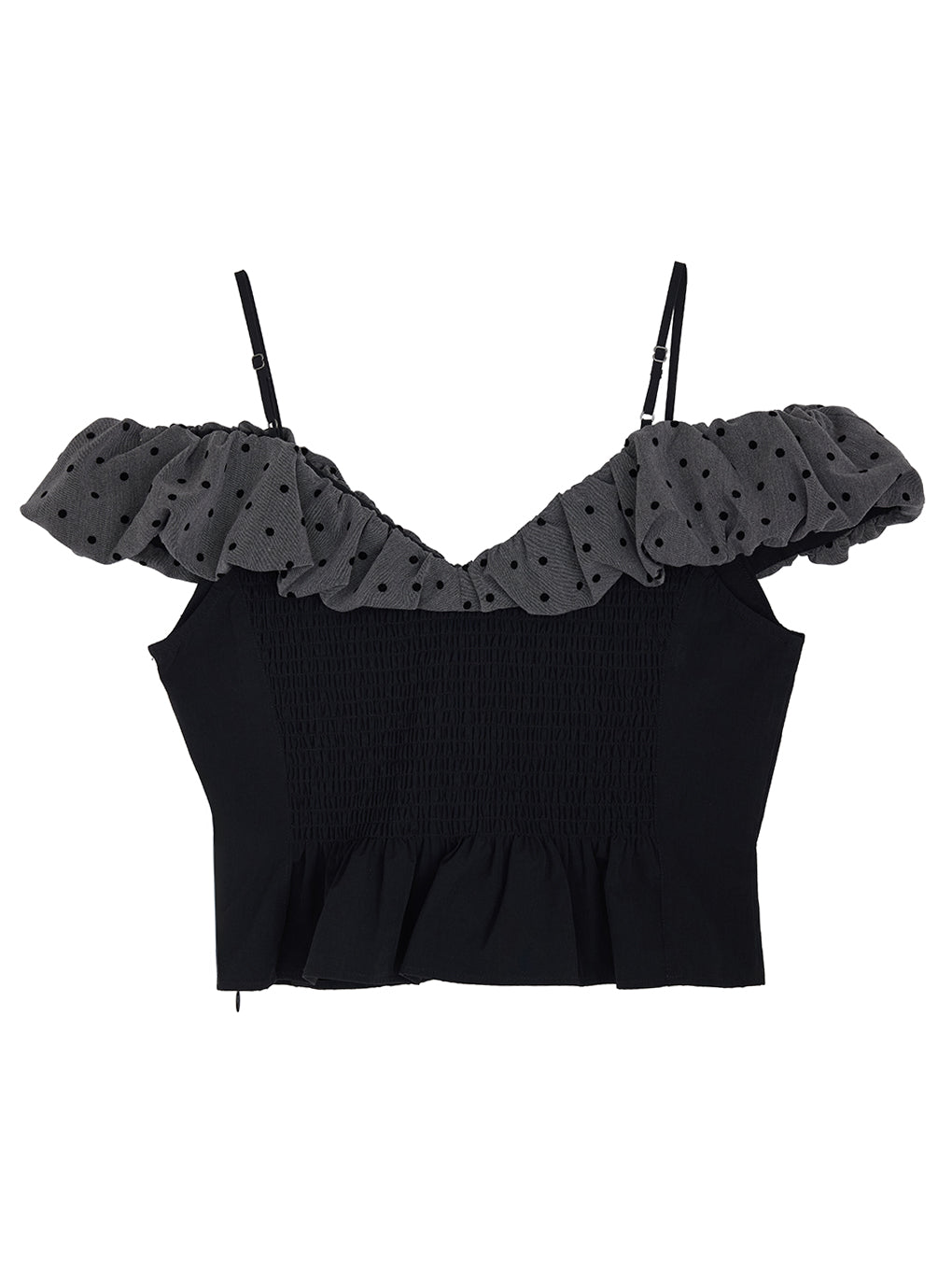 OFF SHOULDER COMPACT PUFF TOP