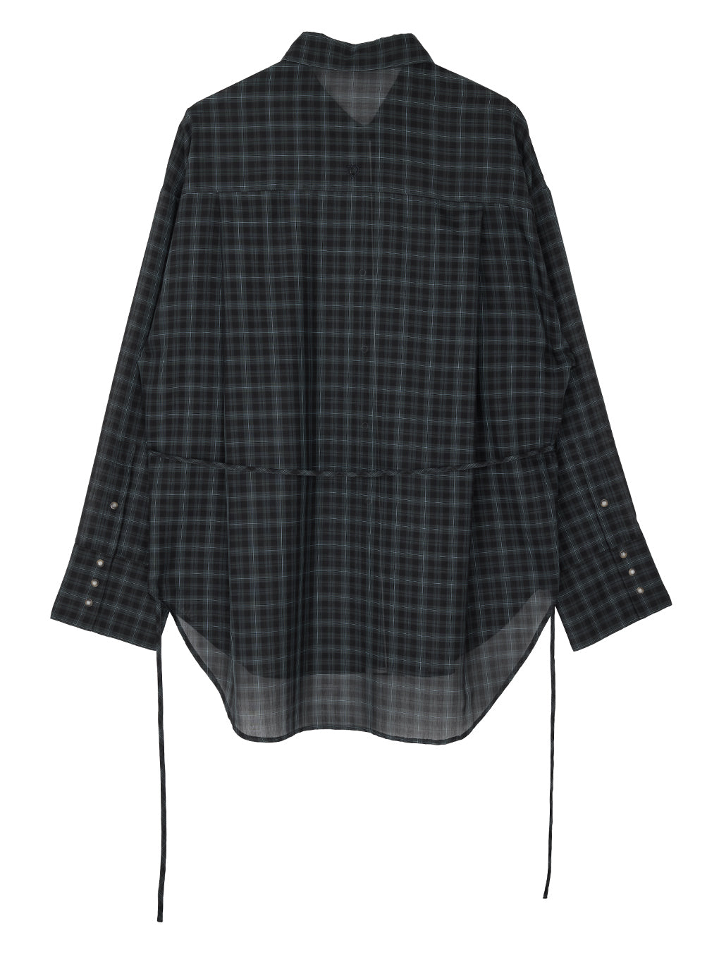SHEER WAIST MARK OVERSIZE SHIRT