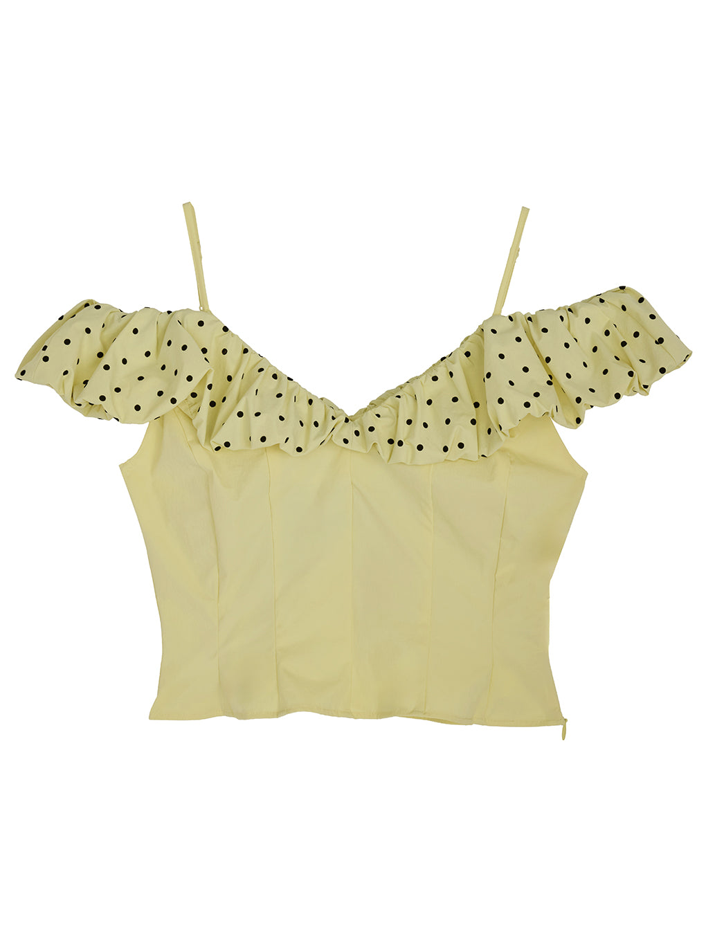 OFF SHOULDER COMPACT PUFF TOP
