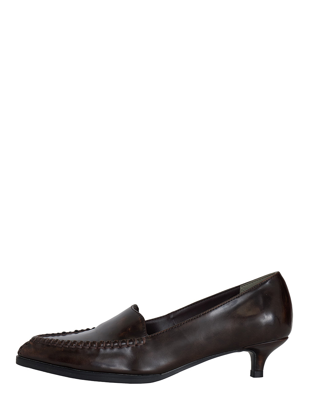 UND BLANKET STITCH LOAFER PUMPS