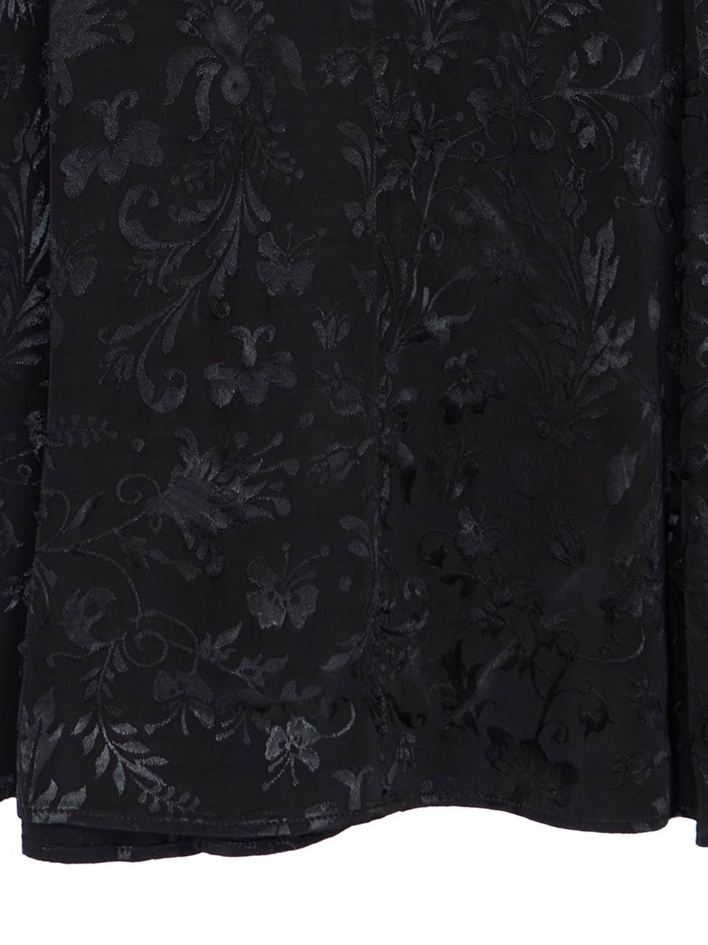 MEDI SATIN JACQUARD GATHER SKIRT