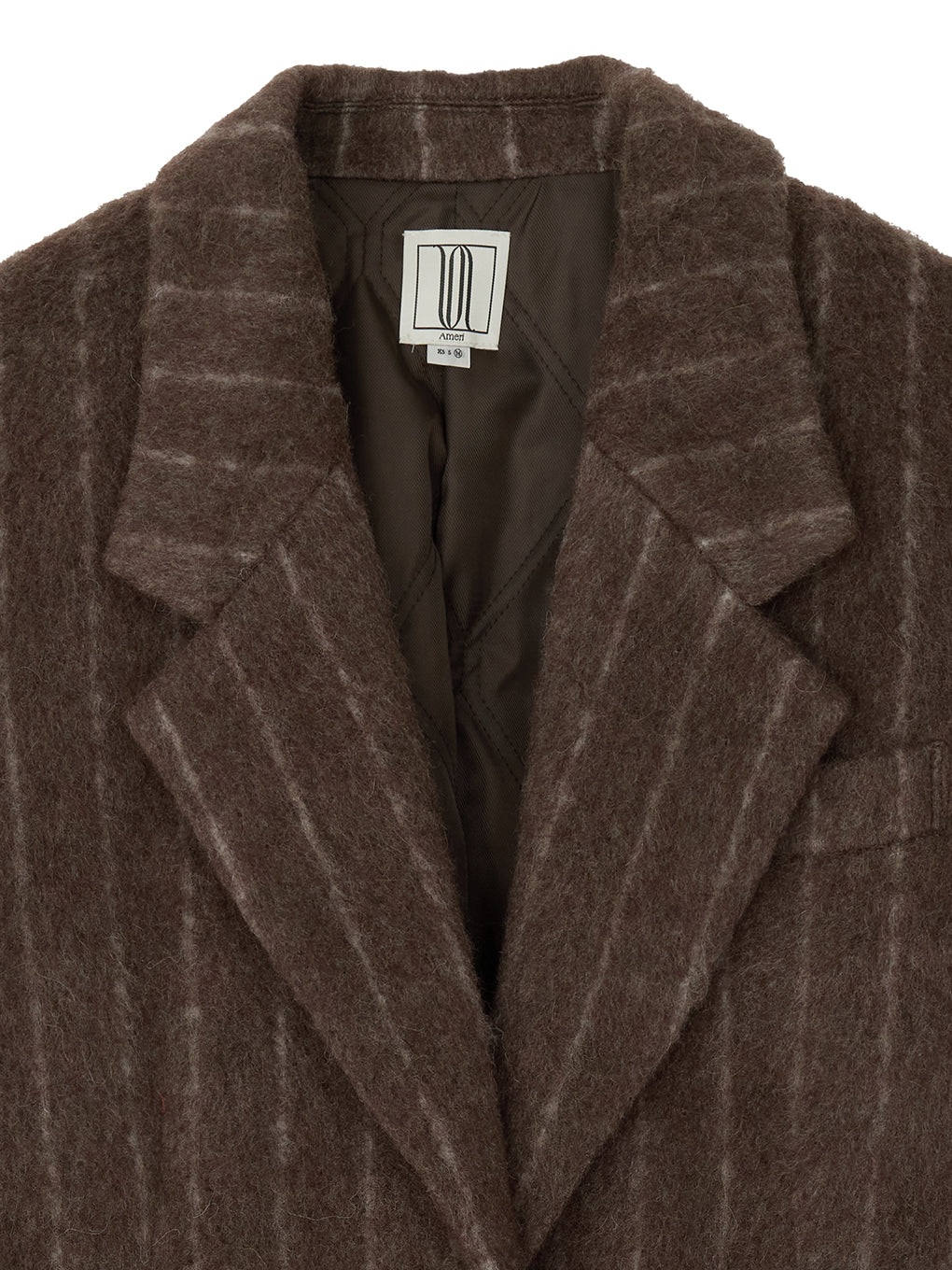 UND STRIPE ALPACA SHAGGY JACOT