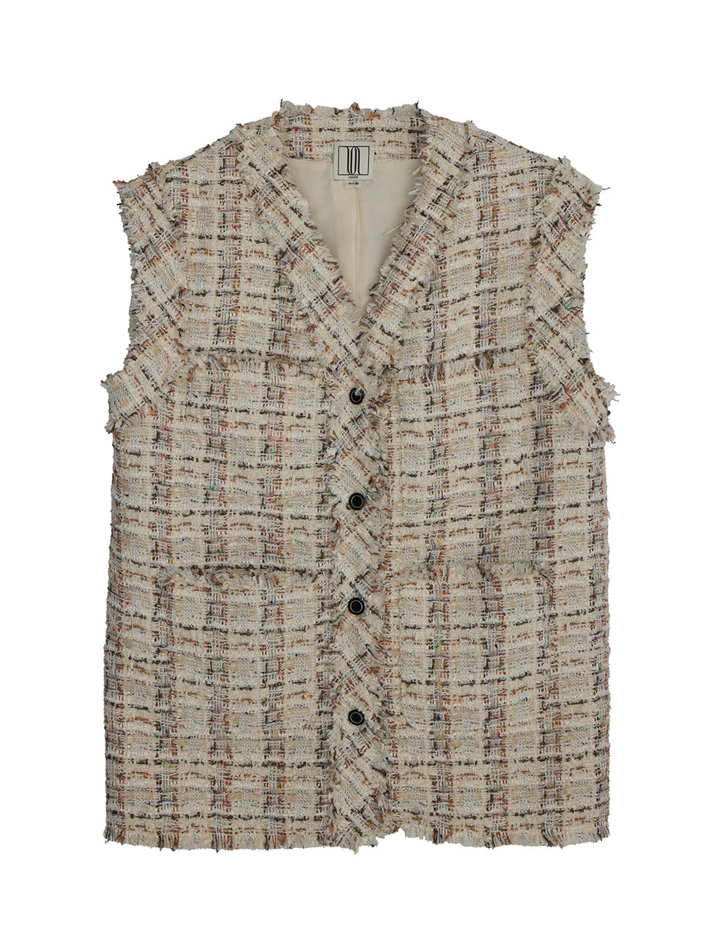 UND TEXTURE TWEED VEST