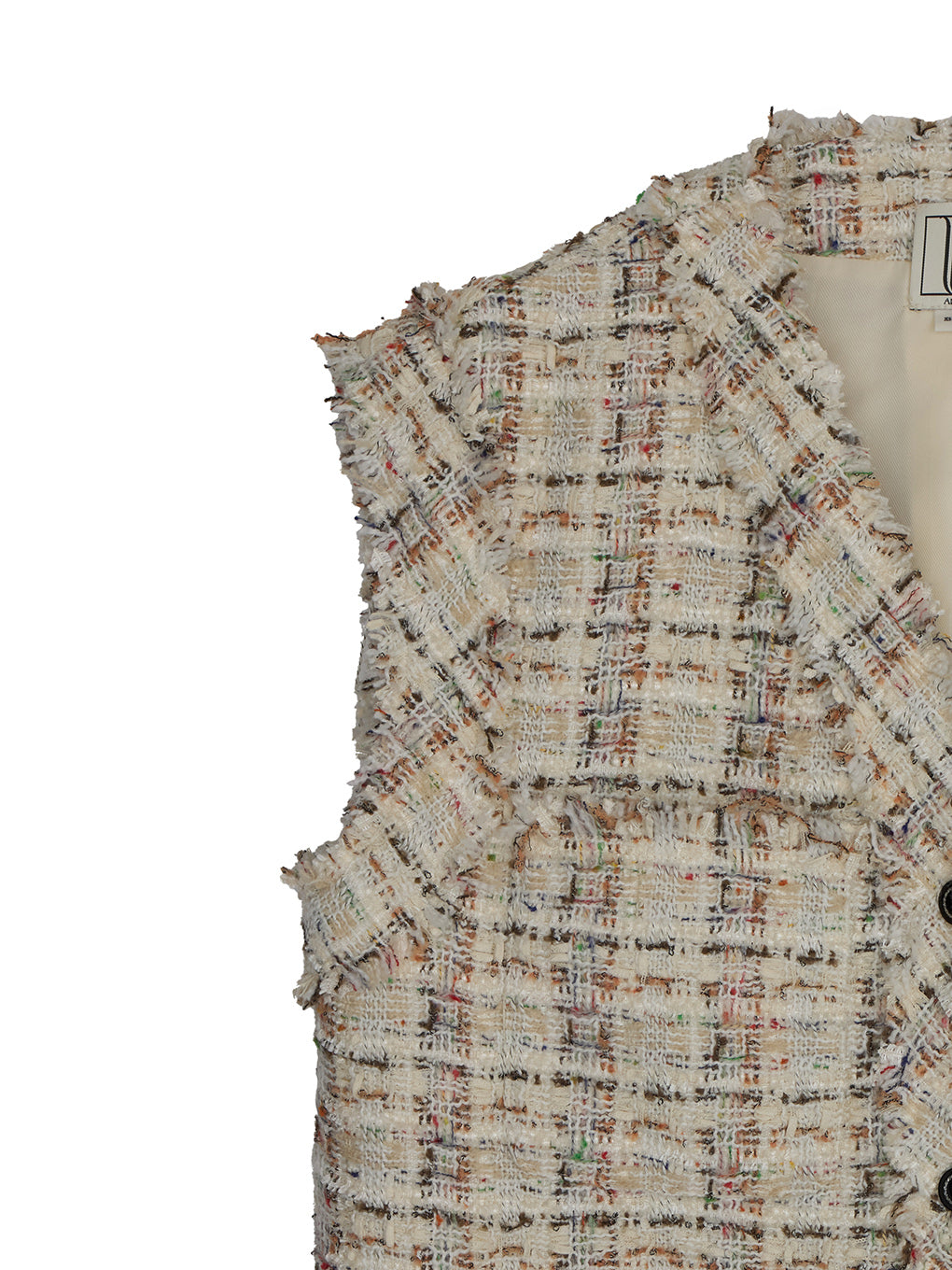 UND TEXTURE TWEED VEST