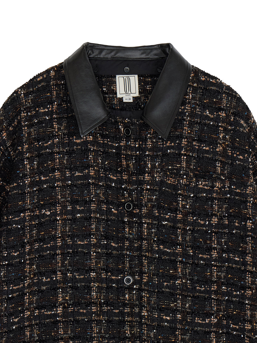 UND 2WAY TEXTURE TWEED JACKET