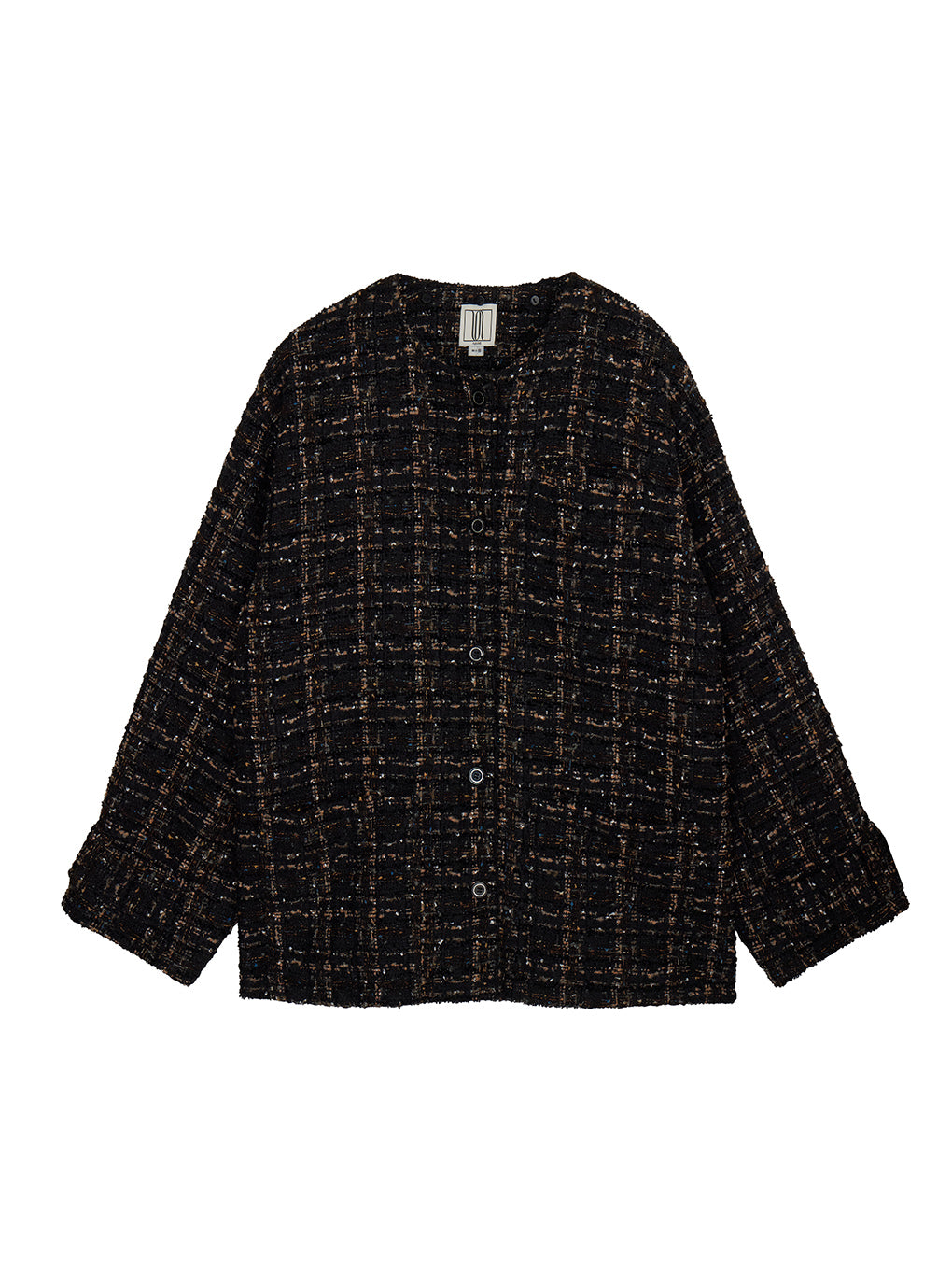 UND 2WAY TEXTURE TWEED JACKET