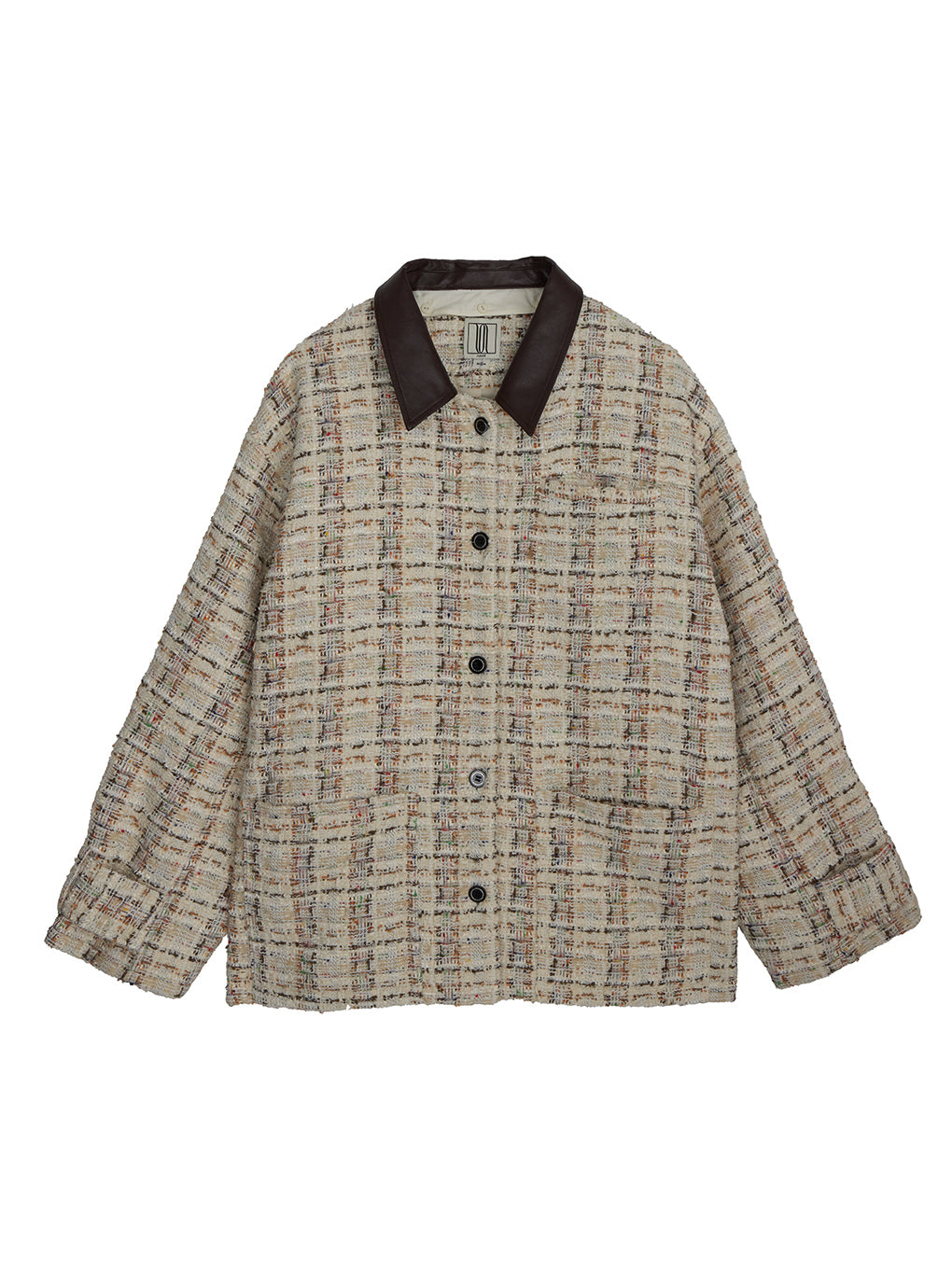 UND 2WAY TEXTURE TWEED JACKET
