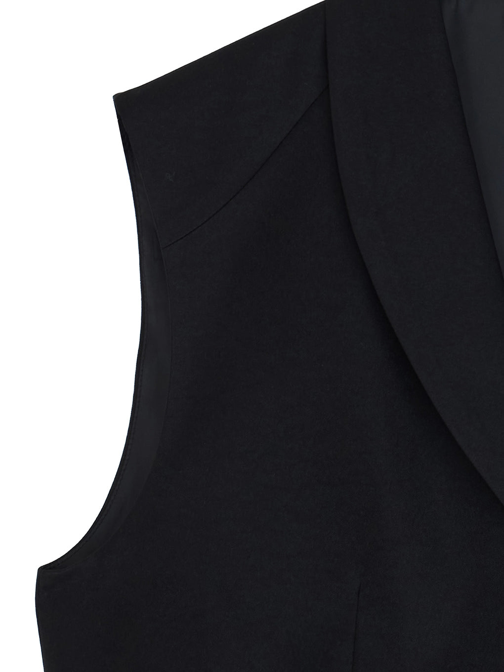 UND CURVE LINE FRILL VEST