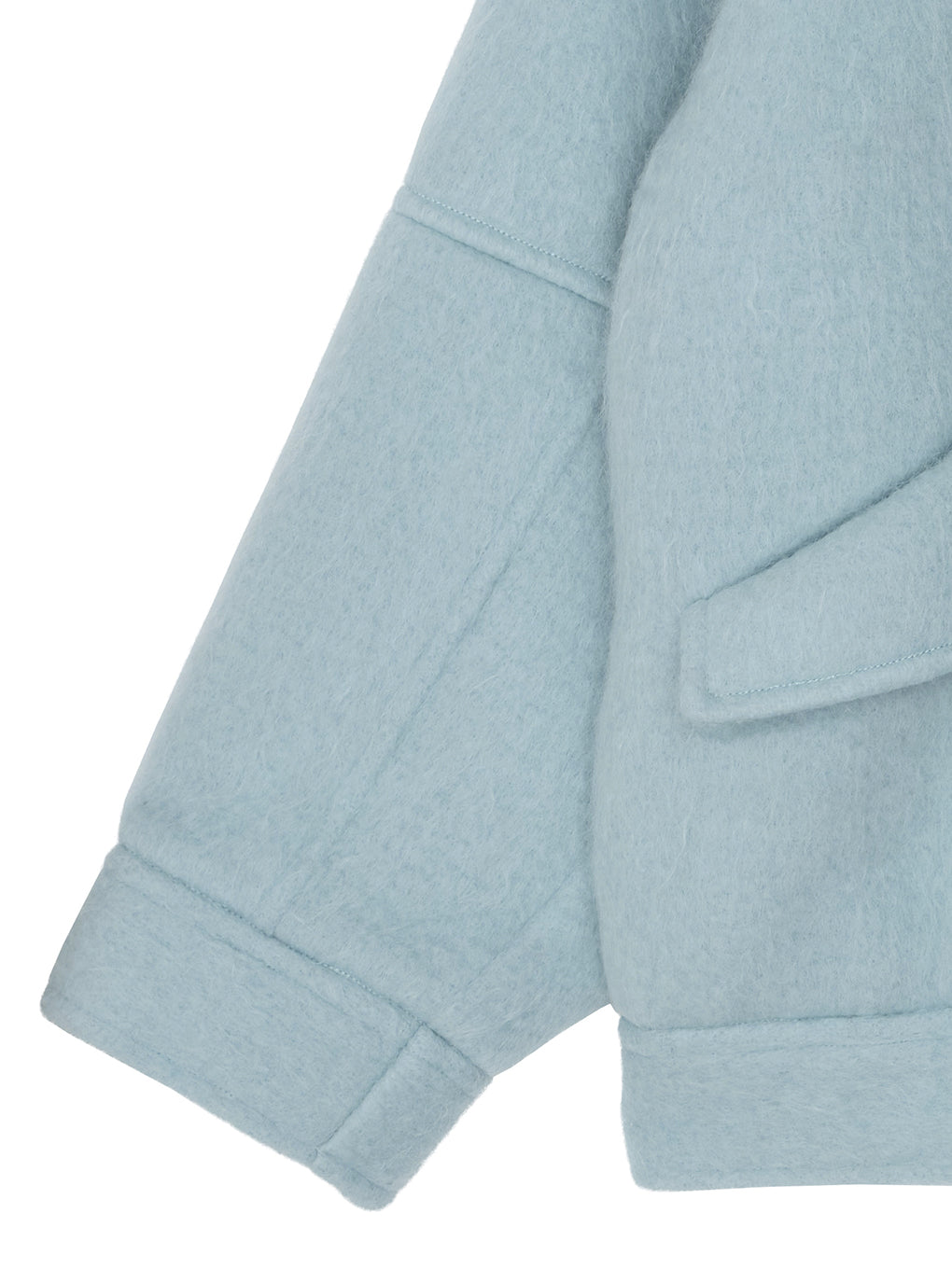 UND MOHAIR SHAGGY FLIGHT JACKET