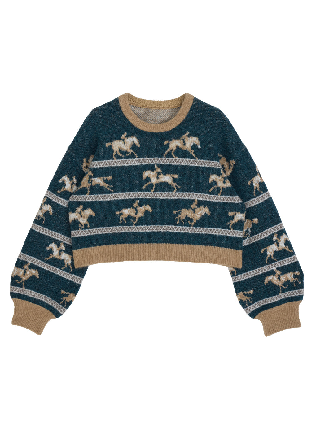 UND HORSE PATTERN KNIT