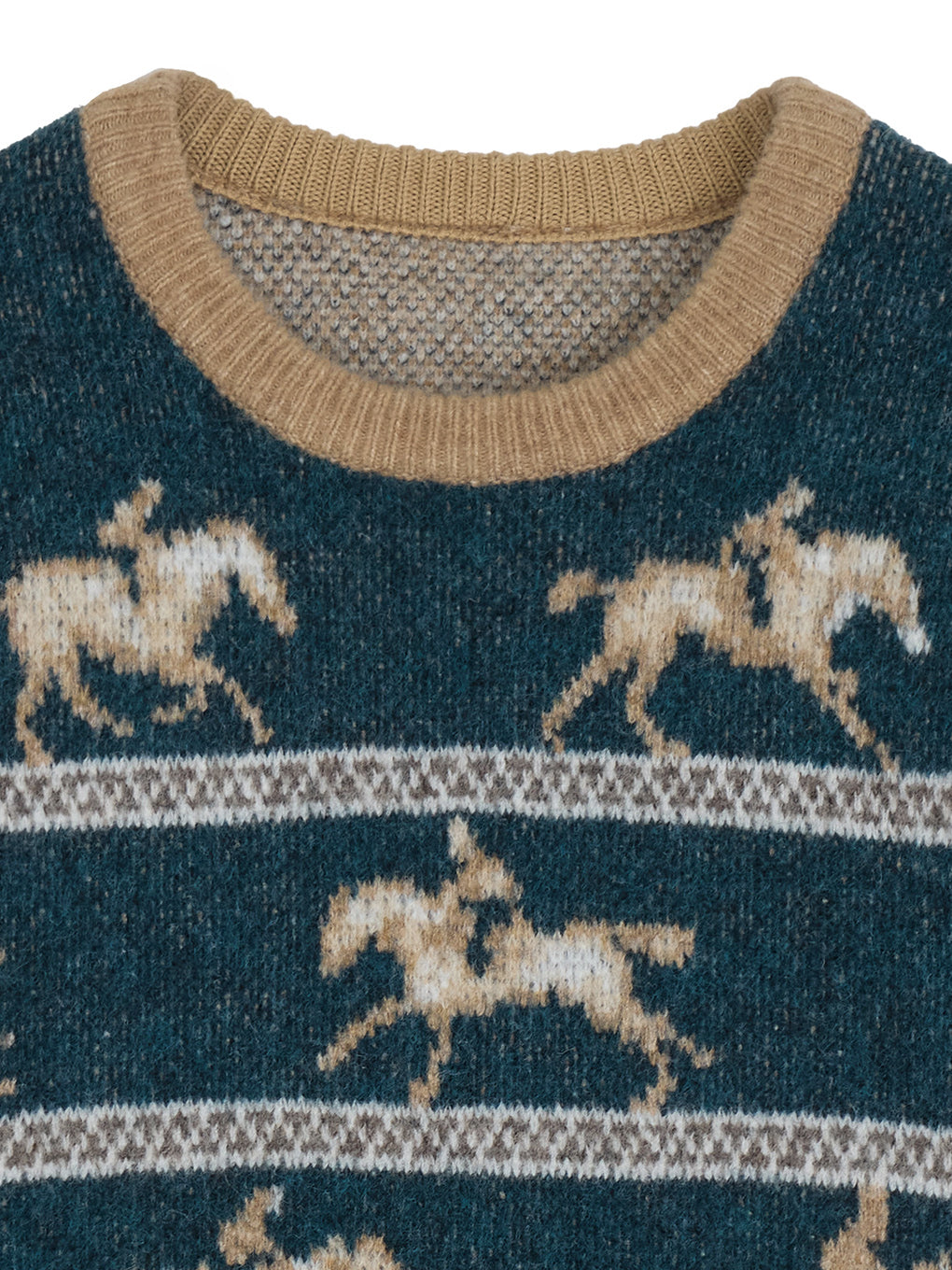 UND HORSE PATTERN KNIT