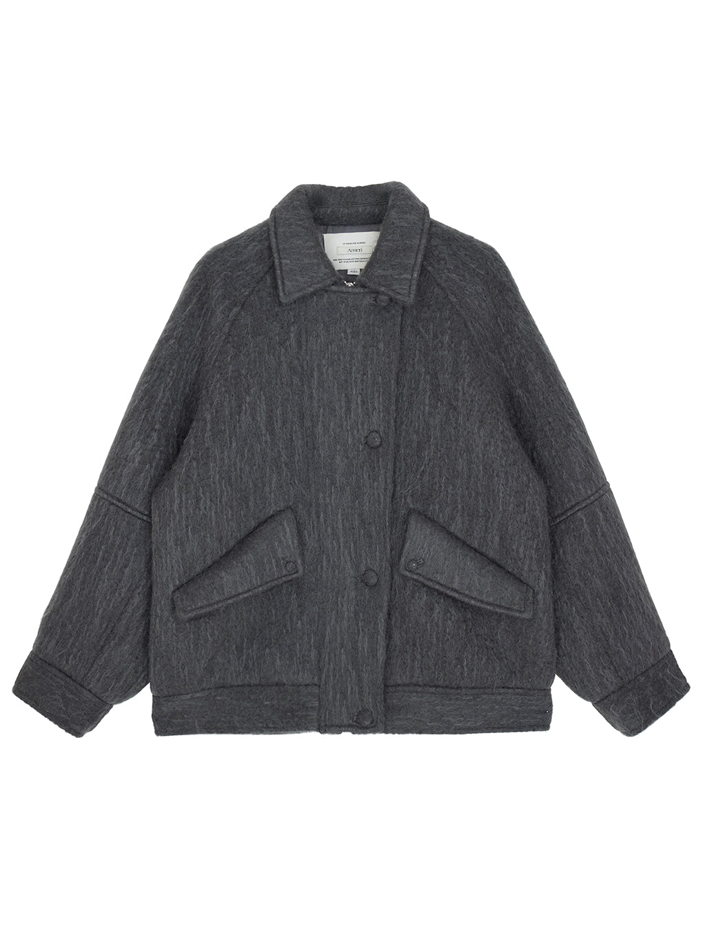 UND MOHAIR SHAGGY FLIGHT JACKET