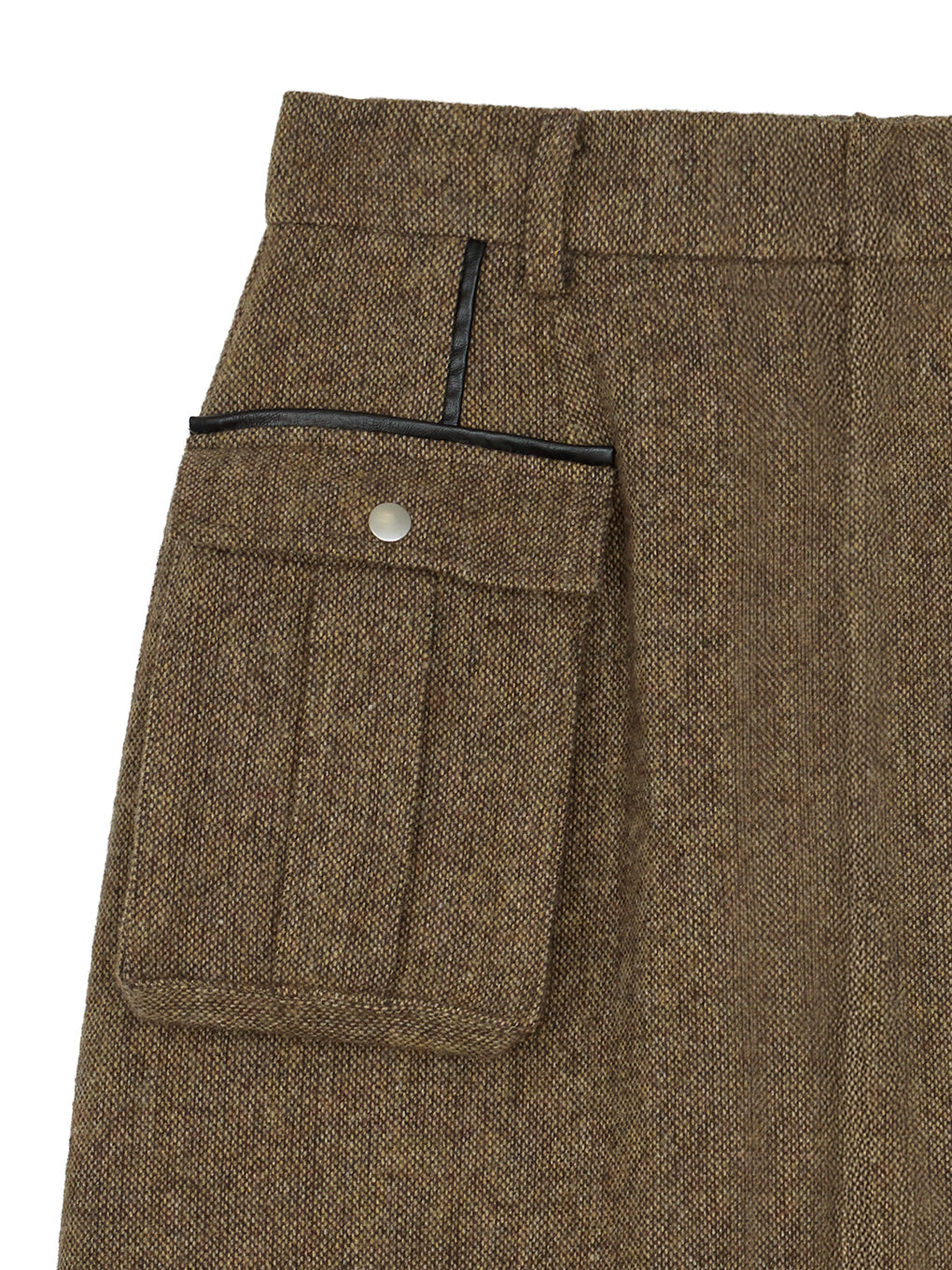 UND TWEED WORK DETAIL SKIRT
