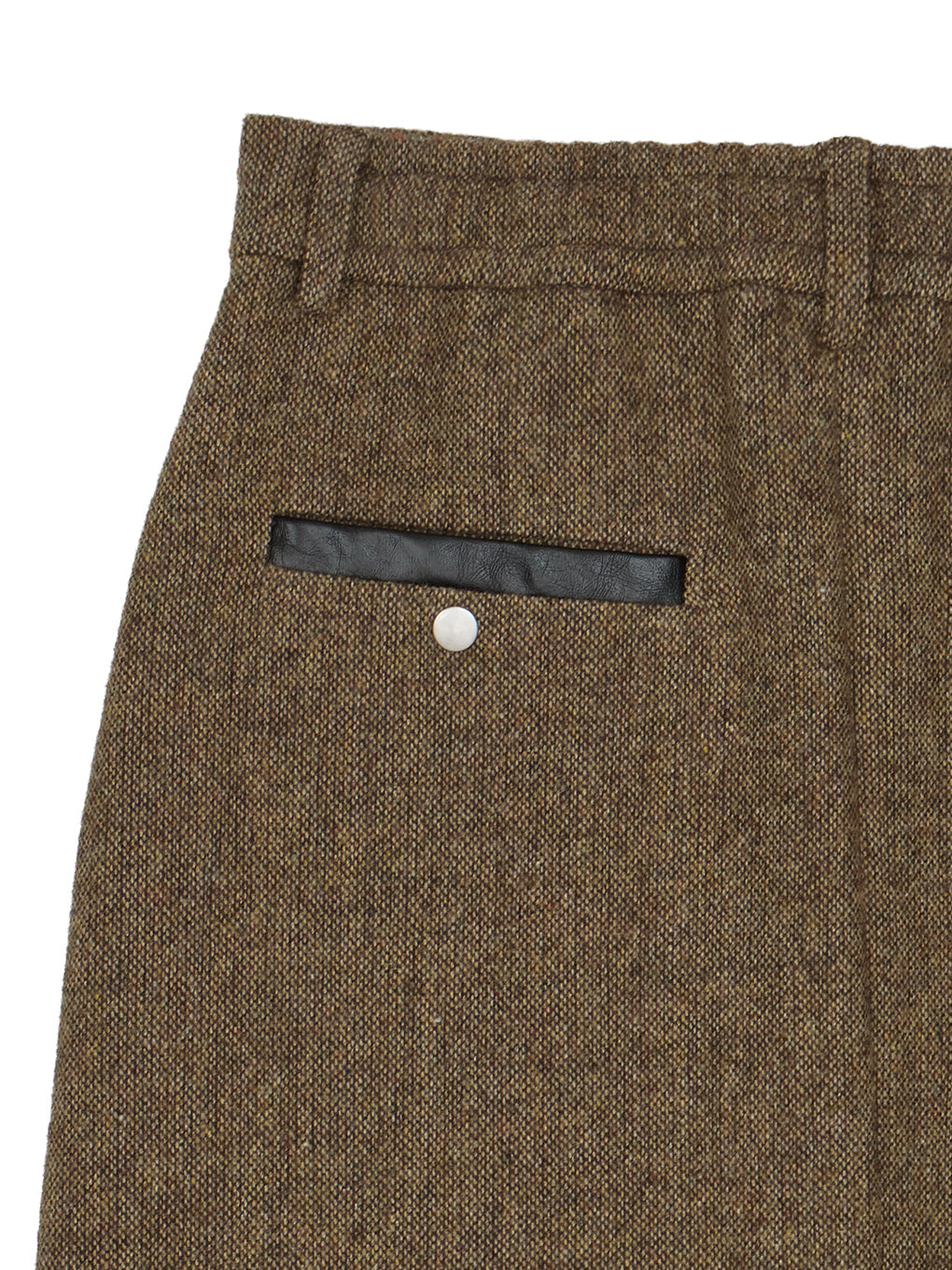 UND TWEED WORK DETAIL SKIRT