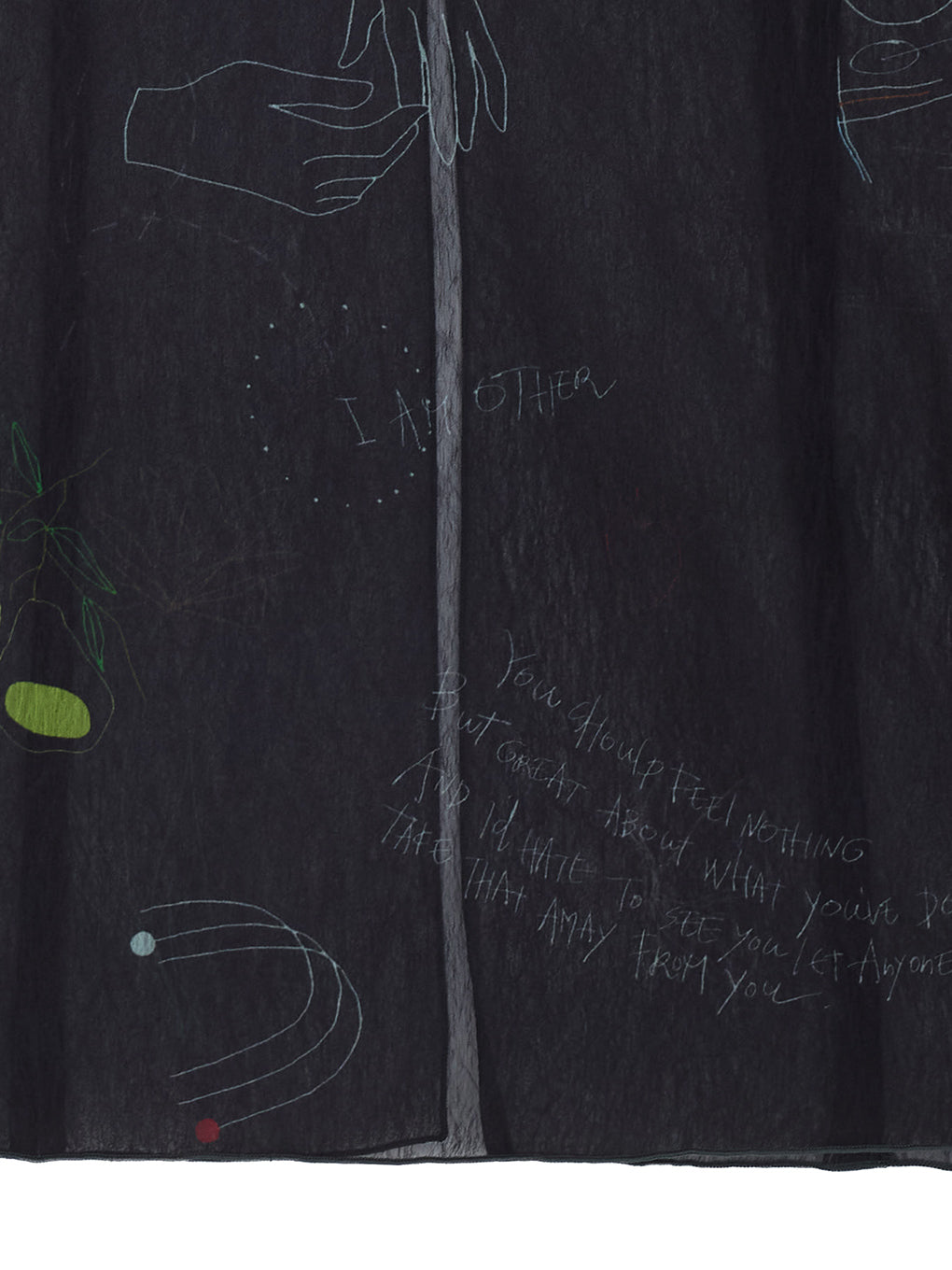 UND ASSORT COLOR TATTOO SHEER TOP