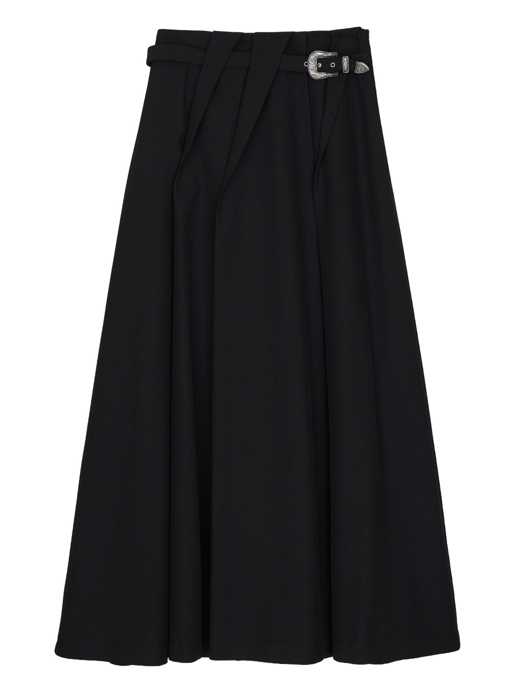 UND RANDOM TUCK FLARE SKIRT