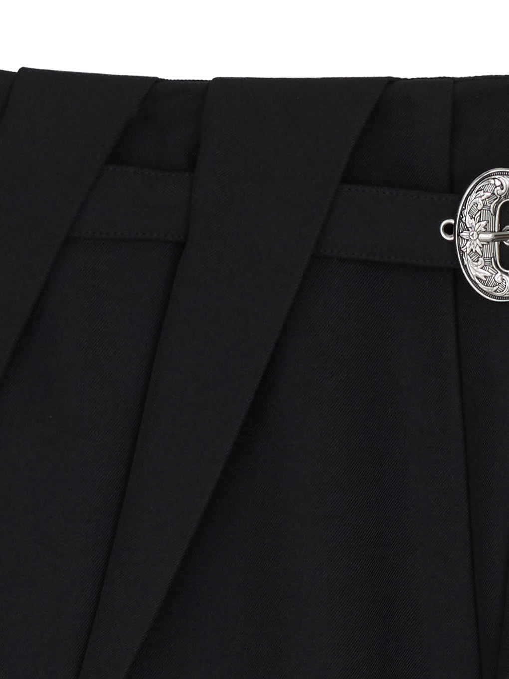 UND RANDOM TUCK FLARE SKIRT