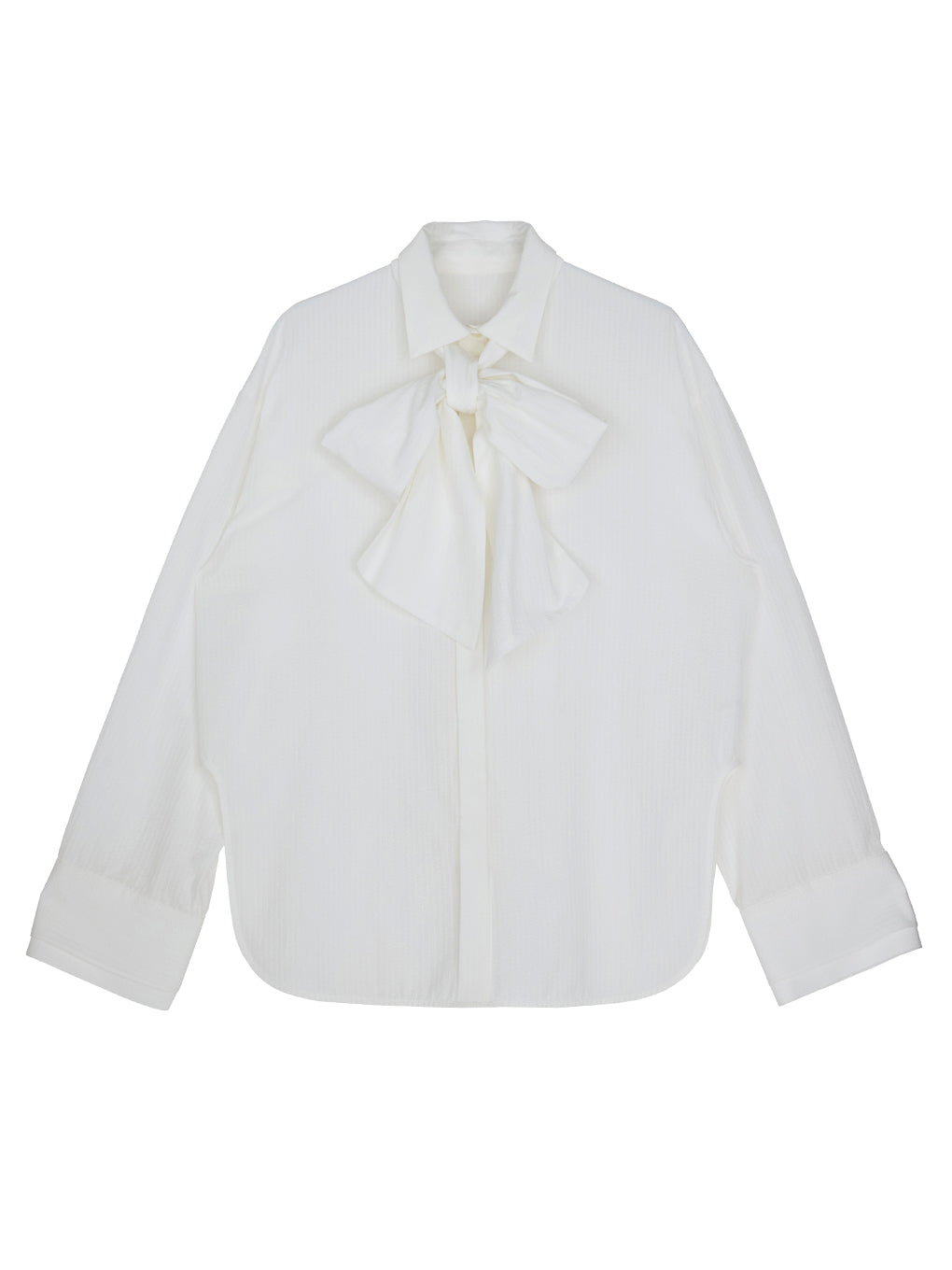 UND UNEVENNESS TIE BLOUSE
