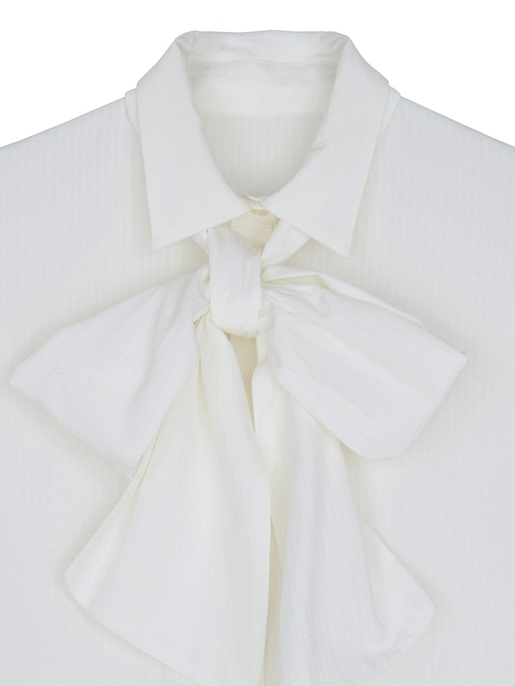 UND UNEVENNESS TIE BLOUSE
