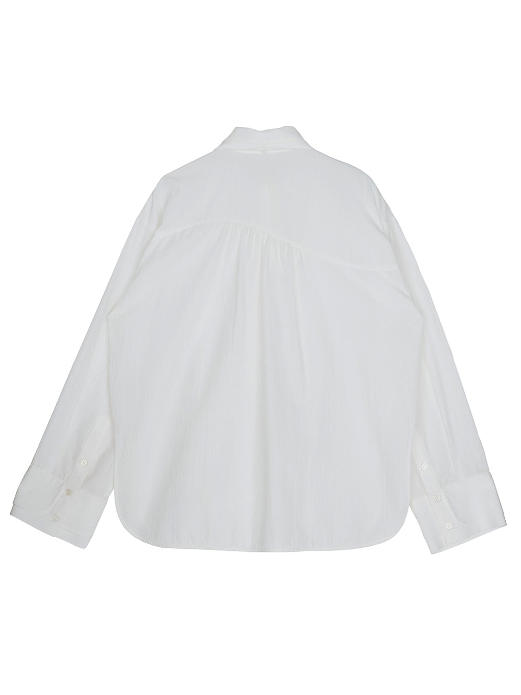 UND UNEVENNESS TIE BLOUSE