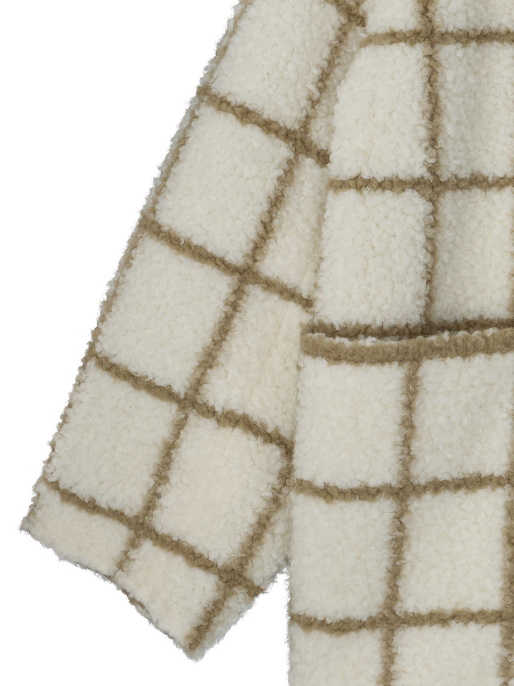 UND WINDOWPANE ZIPUP MIDI COAT