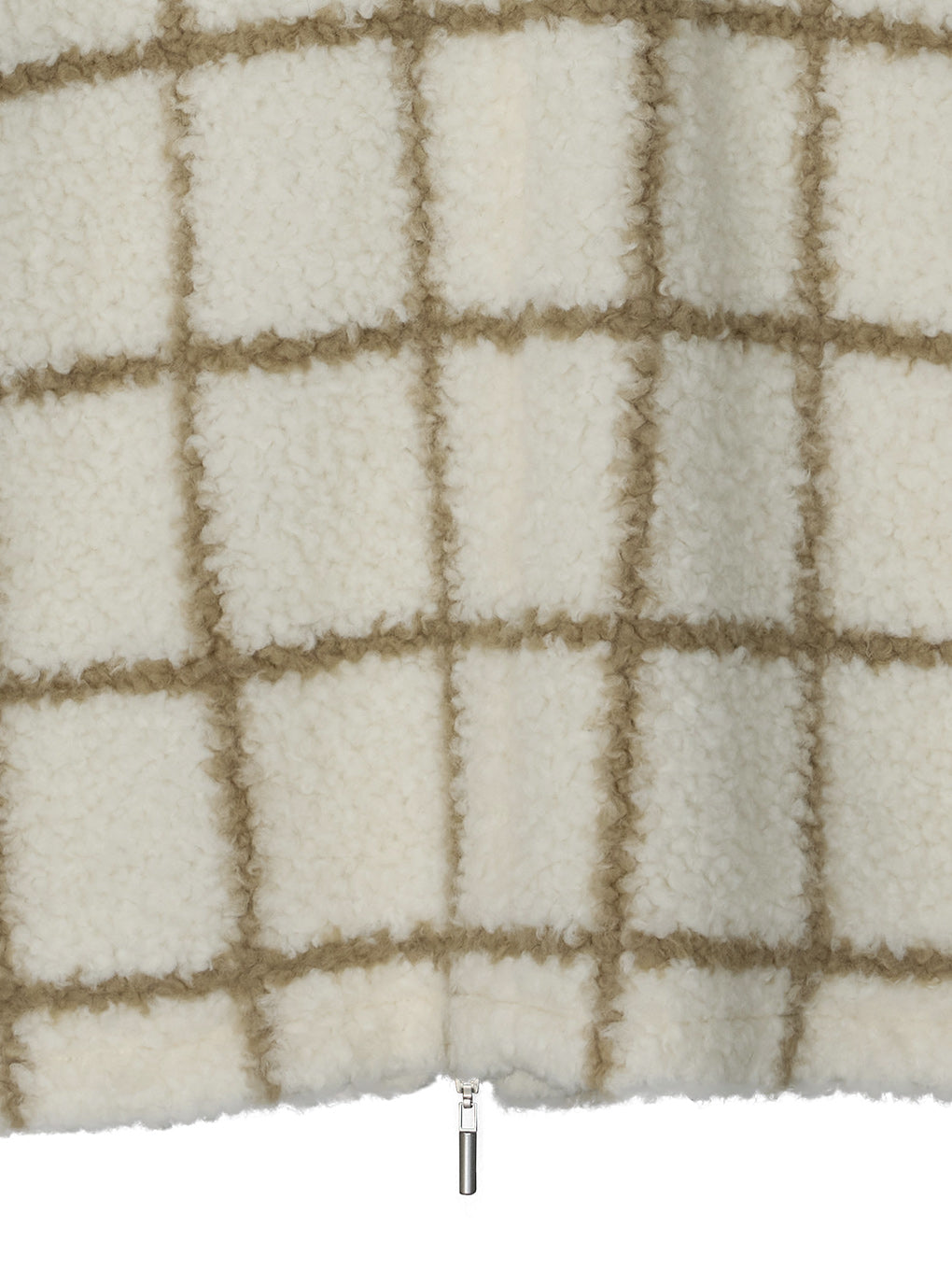 UND WINDOWPANE ZIPUP MIDI COAT