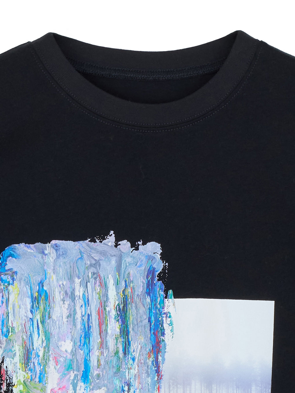 UND OIL PAINTING GATHER TOP