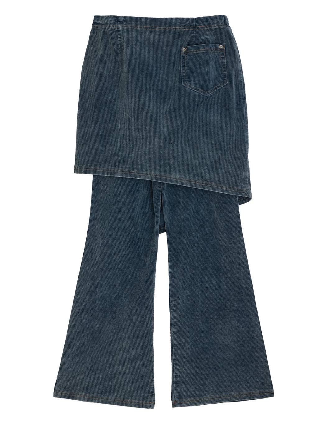 UND STRETCH CORDUROY SKIRT WITH PANTS