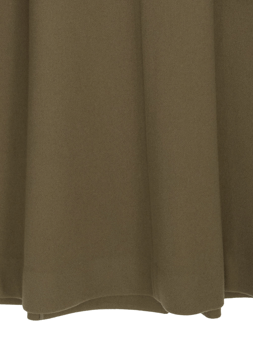 UND WOOL ASYMMETRY STAND COLLAR COAT