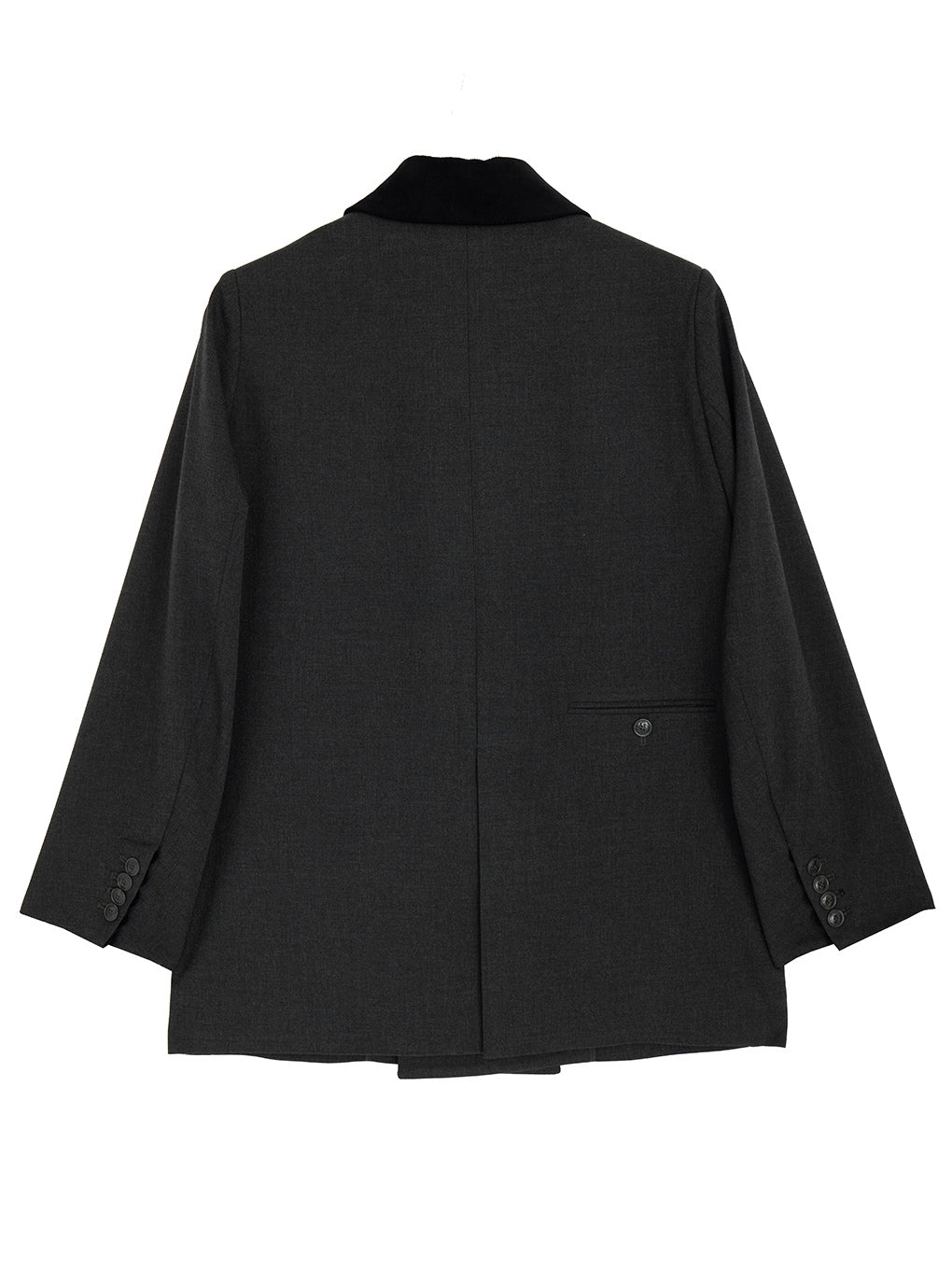 UND MIX FABRIC PATTERN JACKET